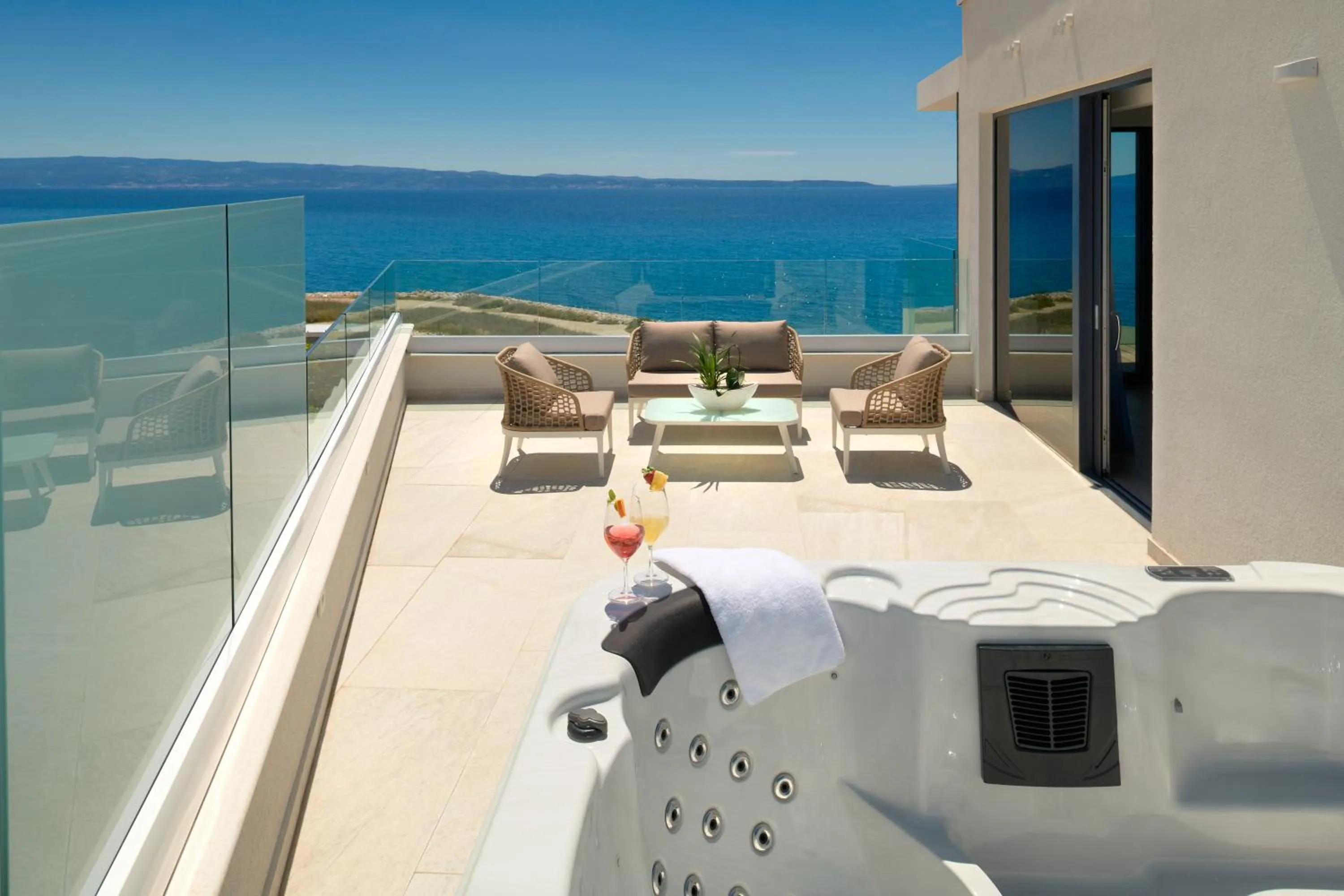 Balcony/Terrace in Amphora Hotel