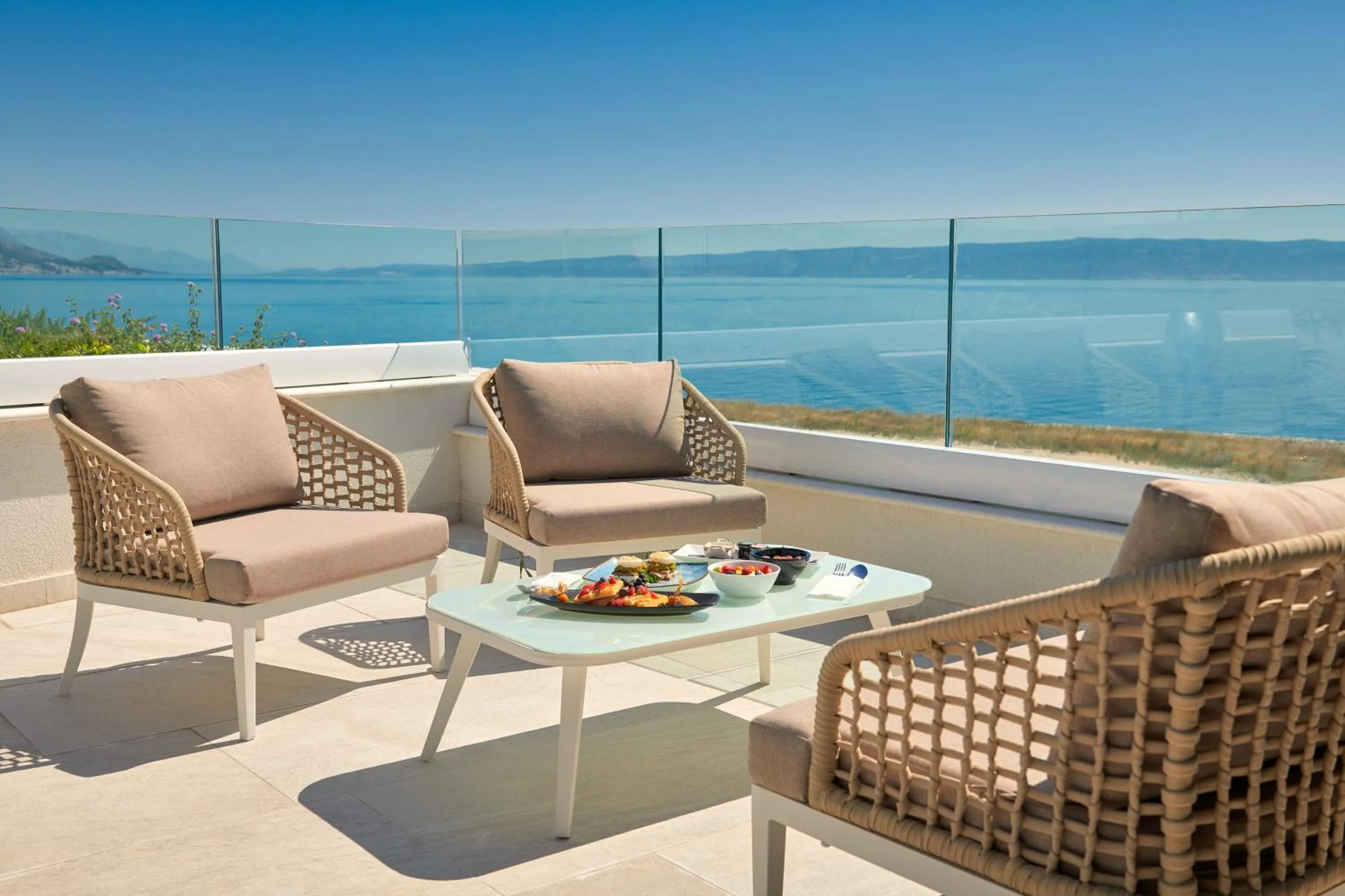 Balcony/Terrace in Amphora Hotel