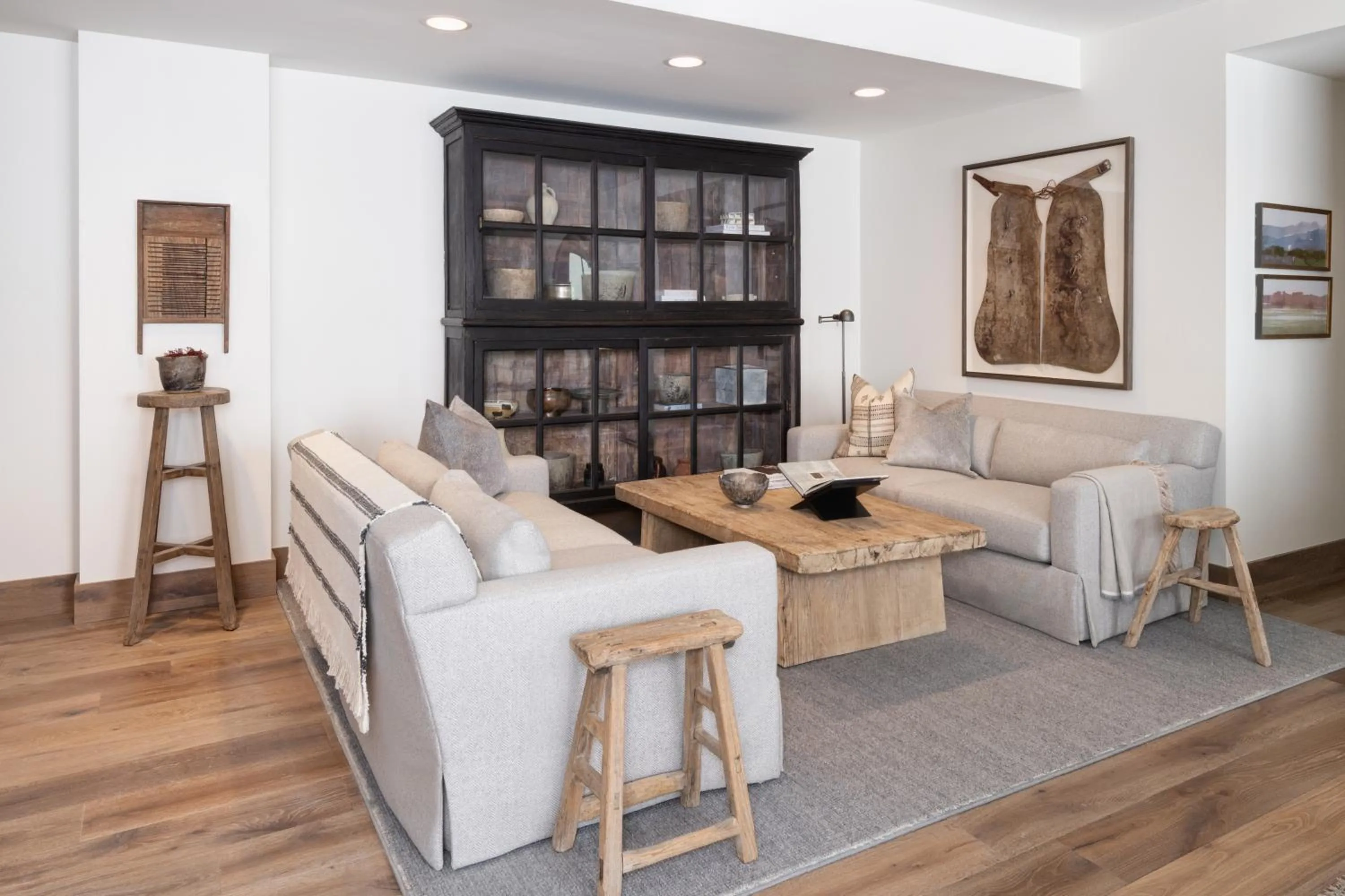 Living room in The Snowpine Lodge