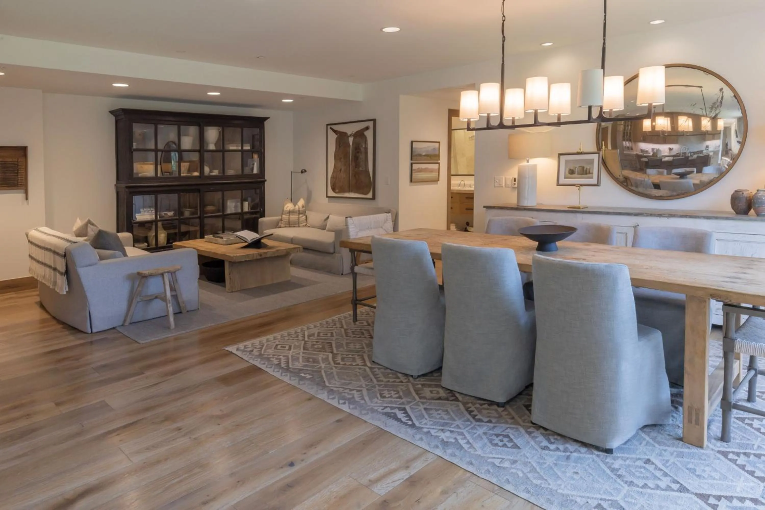 Living room in The Snowpine Lodge