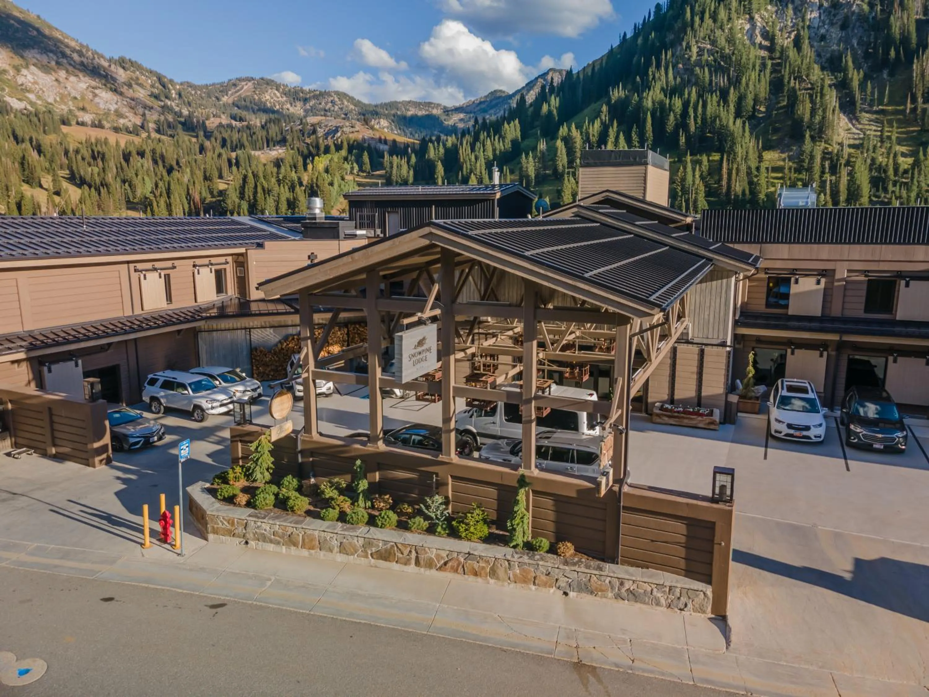 Property building in The Snowpine Lodge