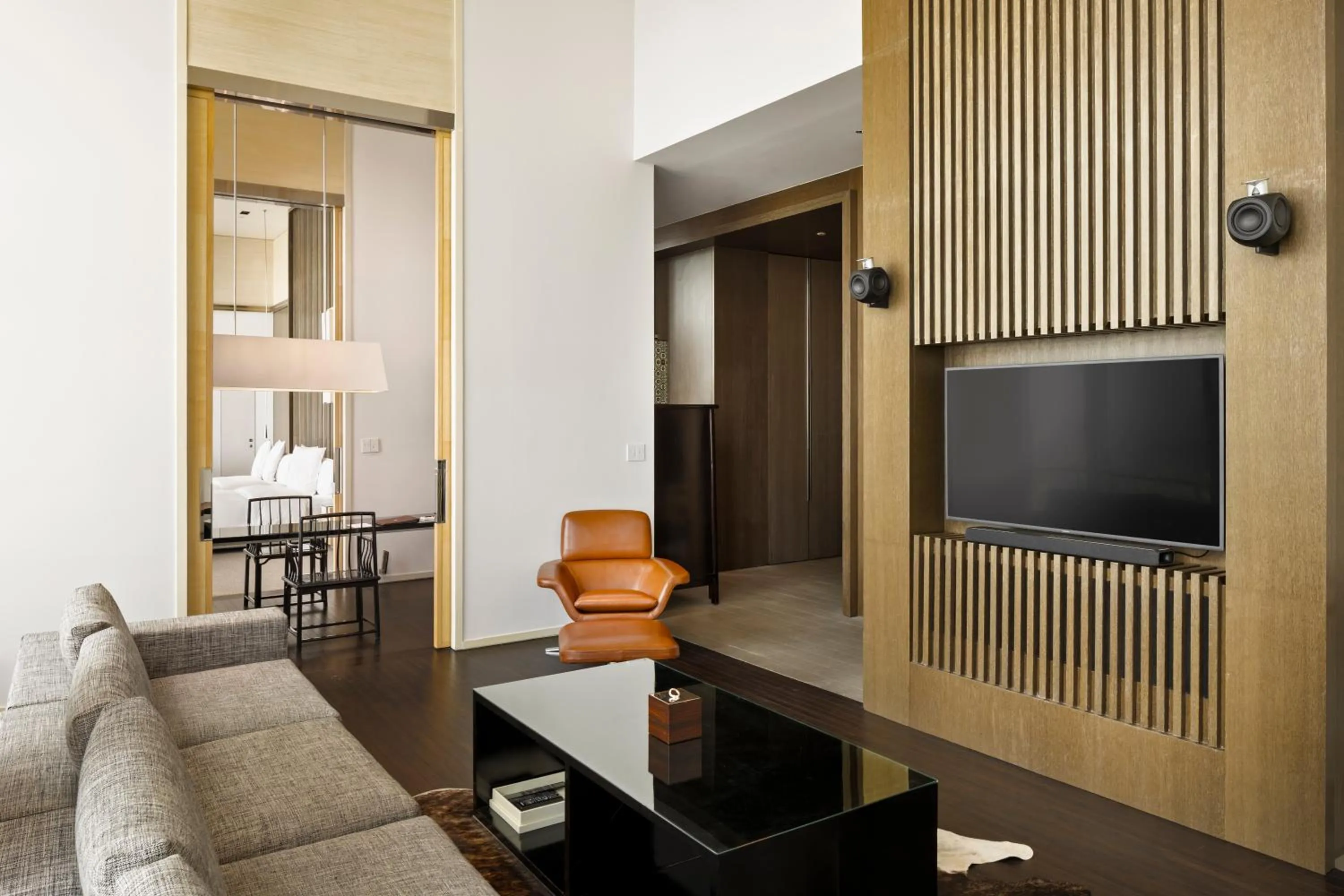 Living room in Park Hyatt Shanghai