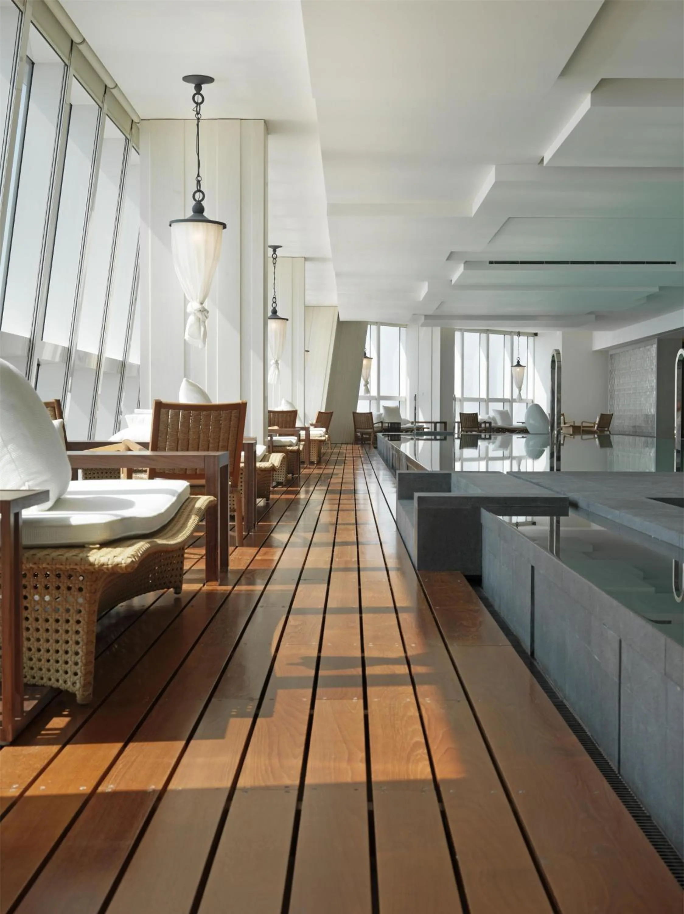 Swimming pool in Park Hyatt Shanghai