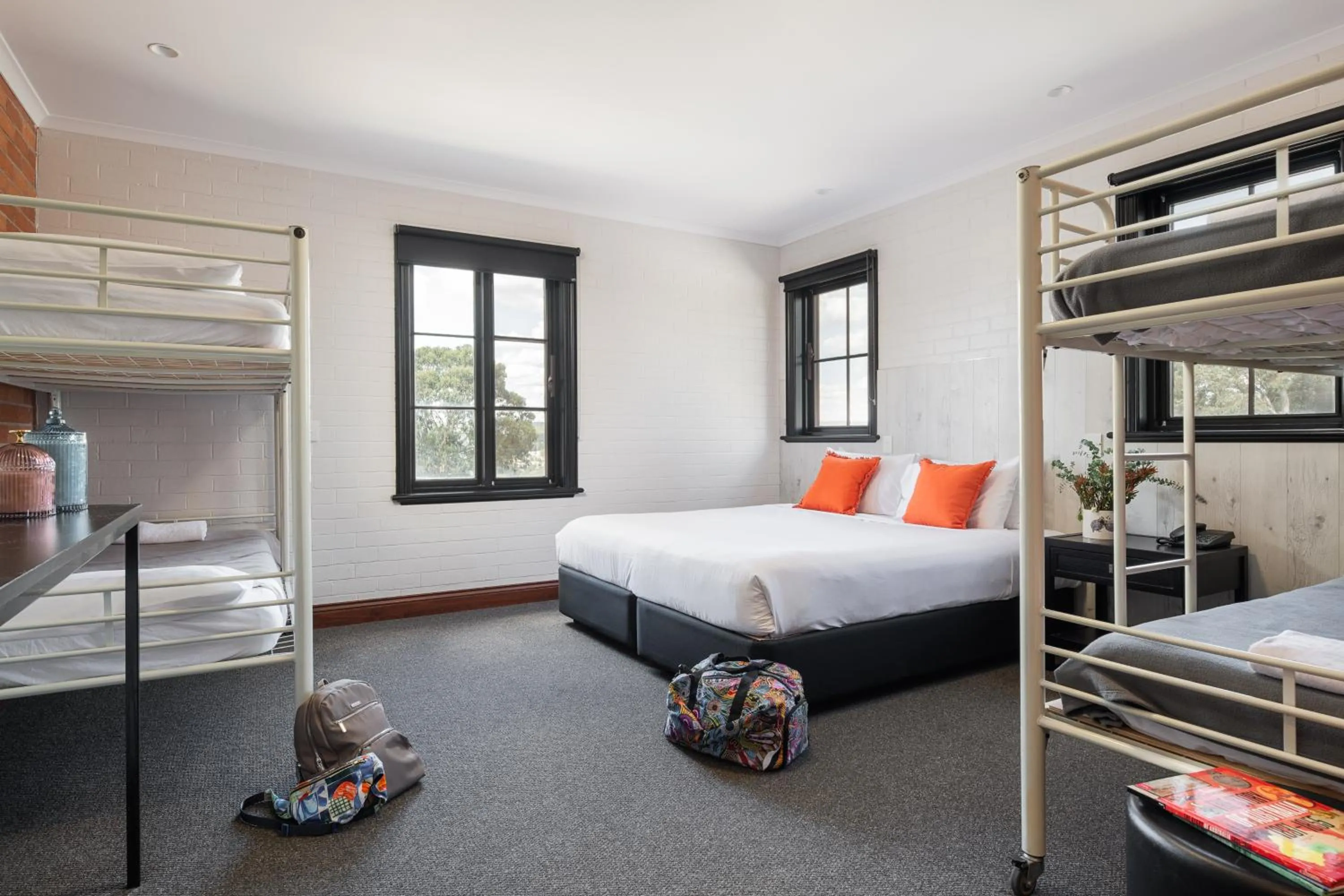 Bed in Sovereign Hill Hotel