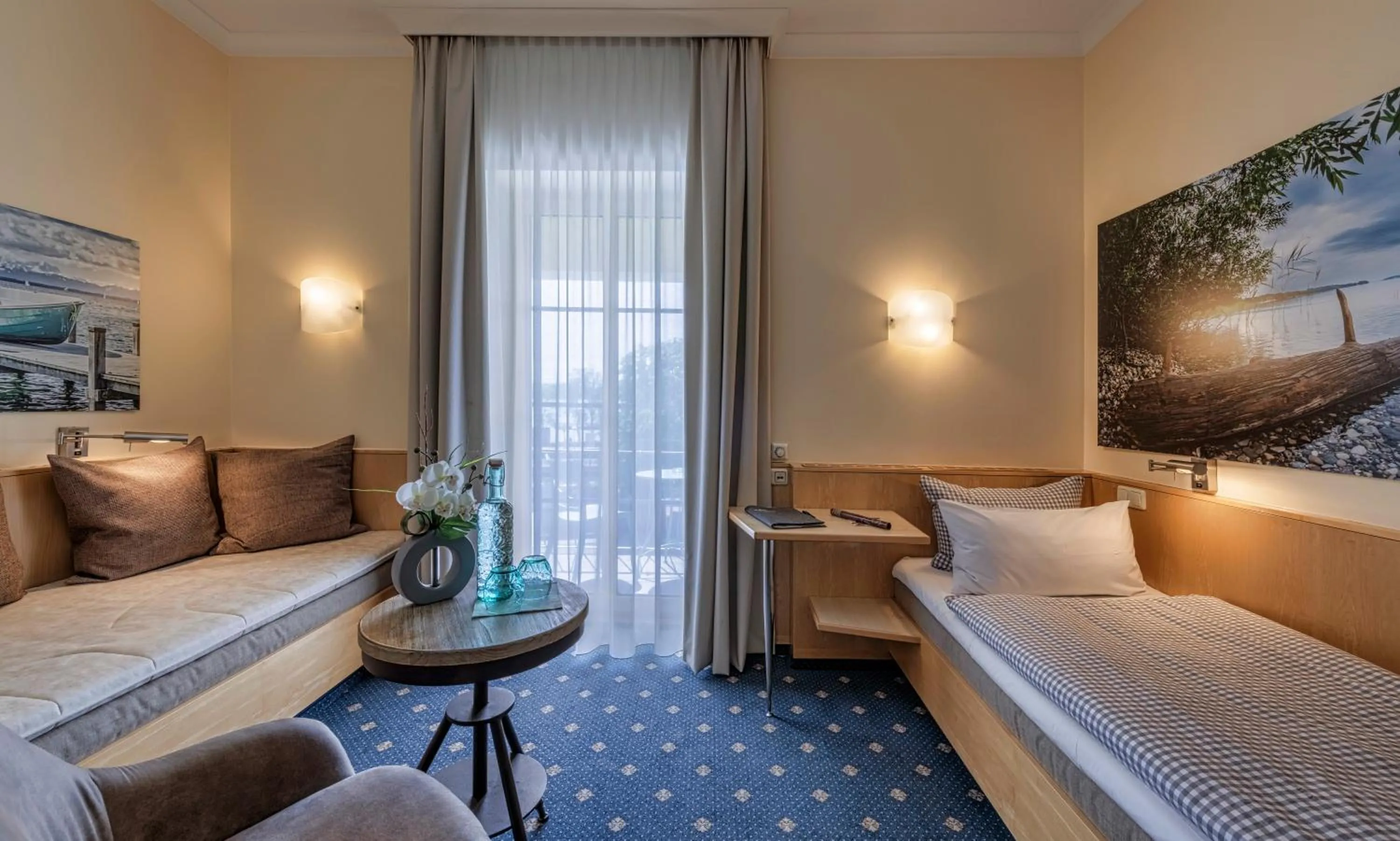 Bed in Hotel Starnberger See