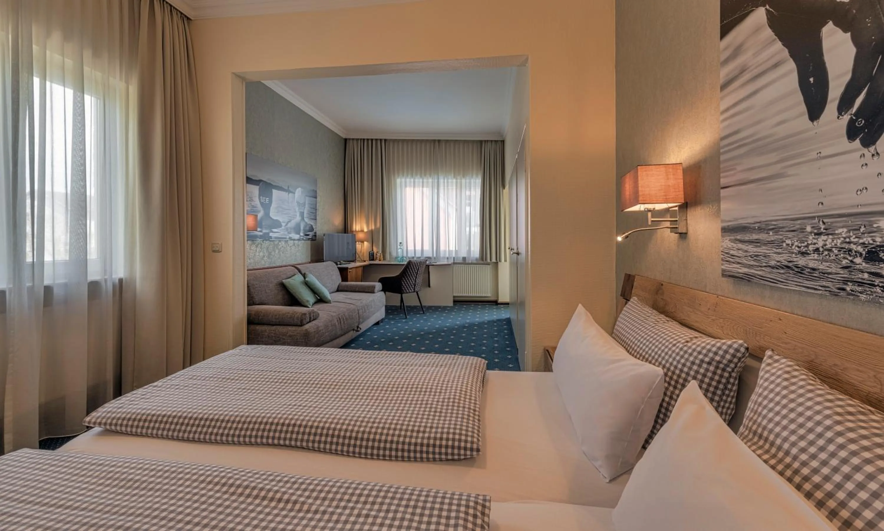 Bed in Hotel Starnberger See