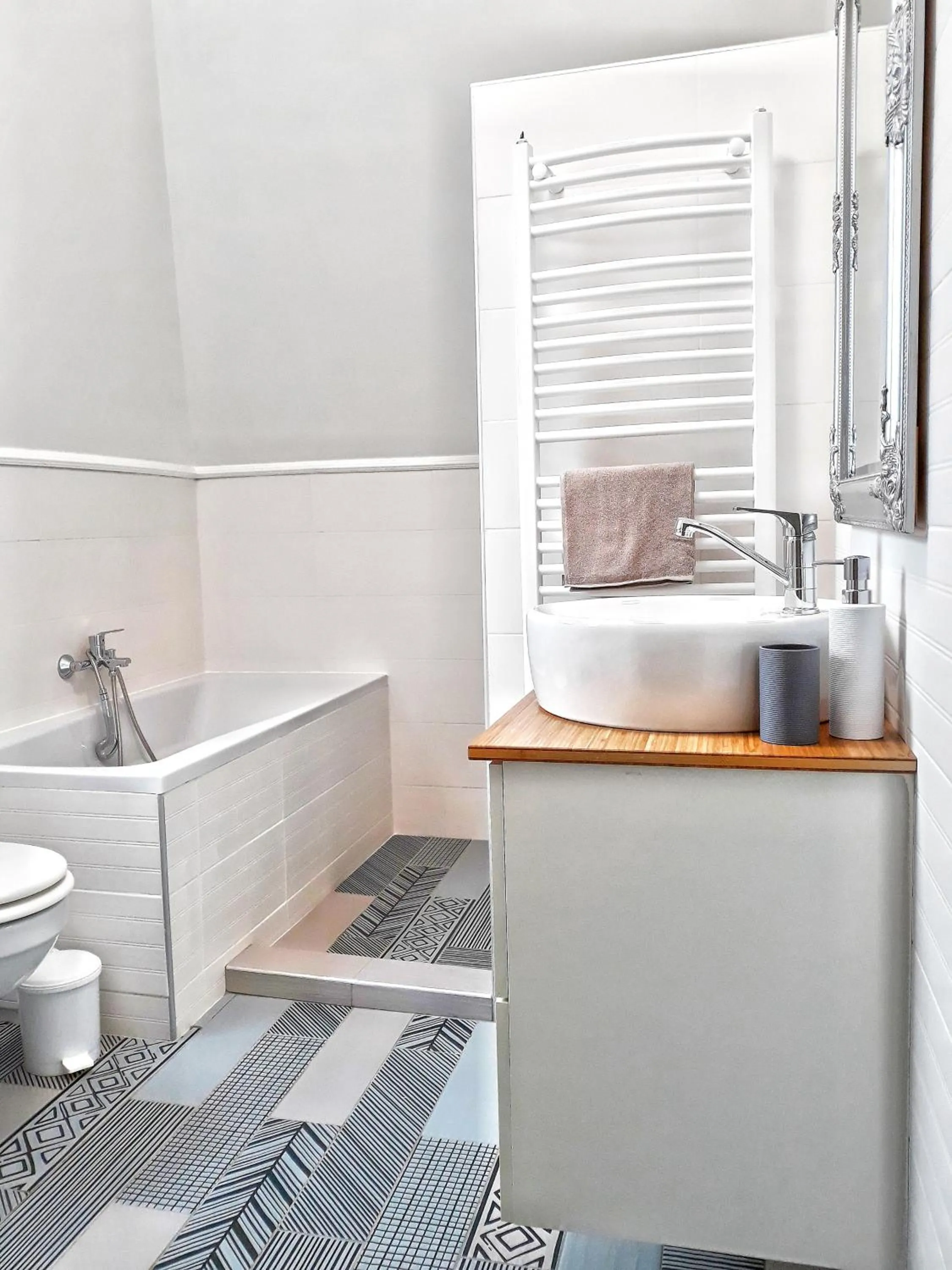 Bathroom in Cosy Holiday Apartment Keszthely