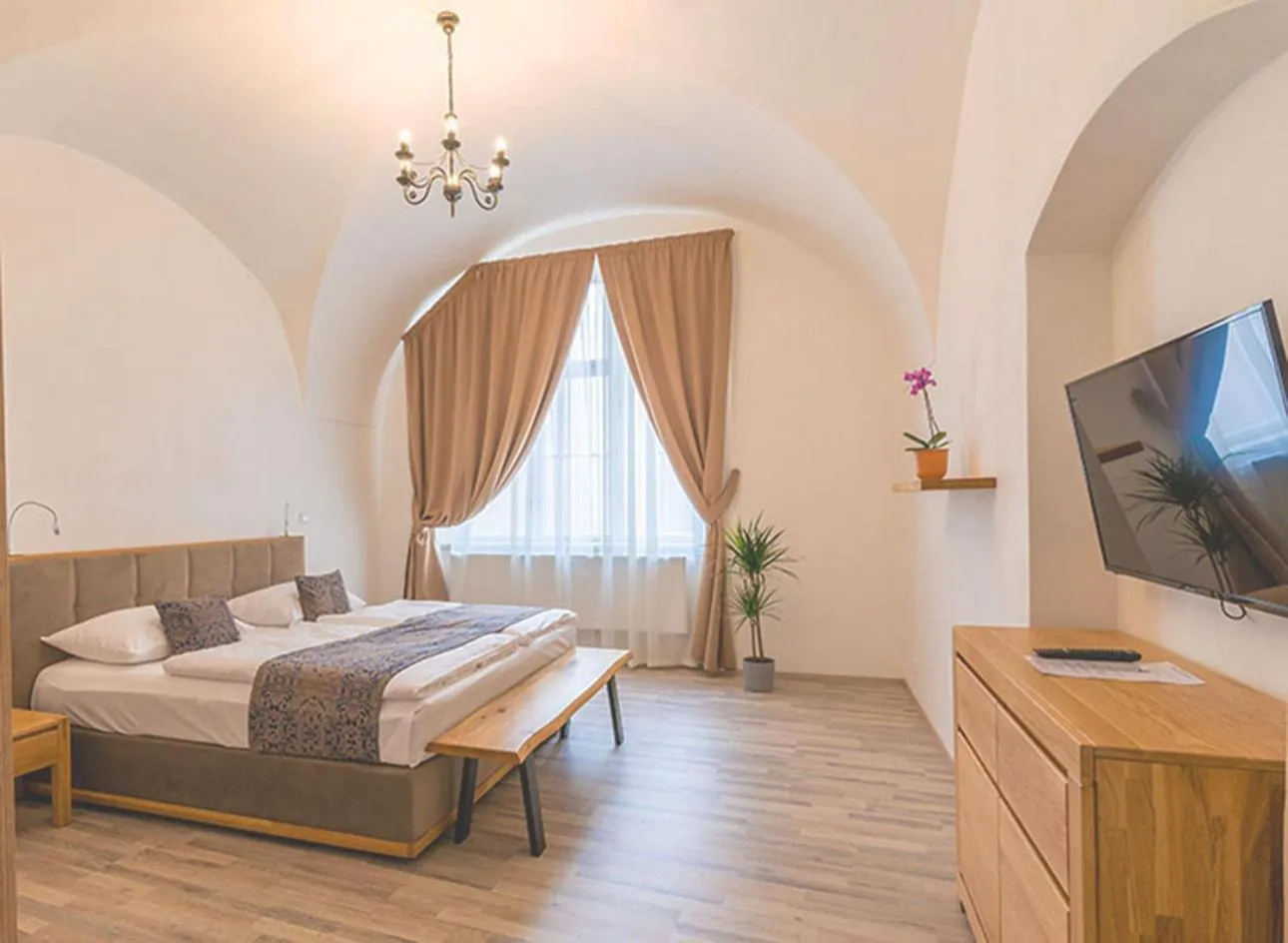 Bedroom, Bed in Historic Centre Aparthotel X