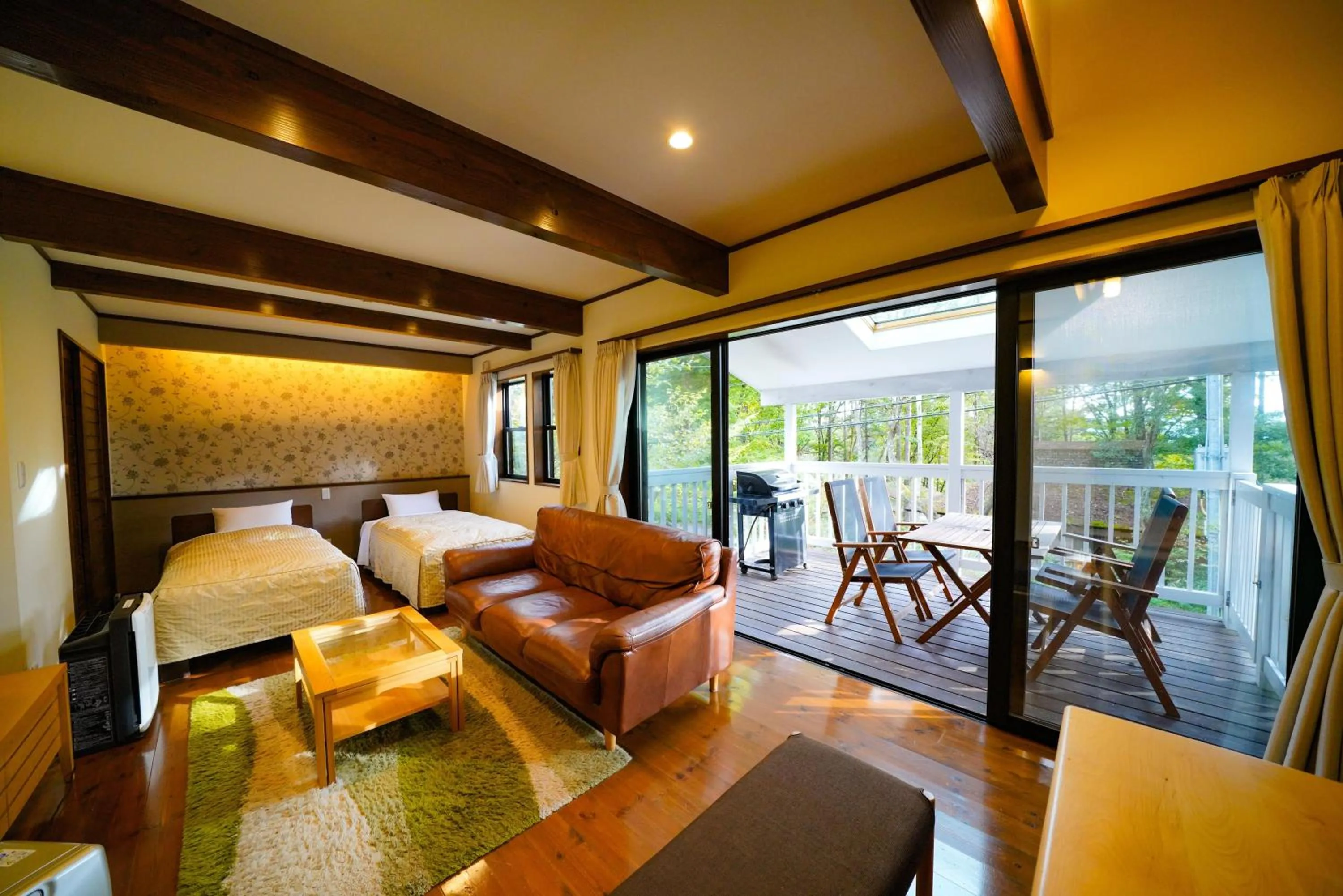 Photo of the whole room, Bed in Izumigo AMBIENT Yatsugatake Cottage