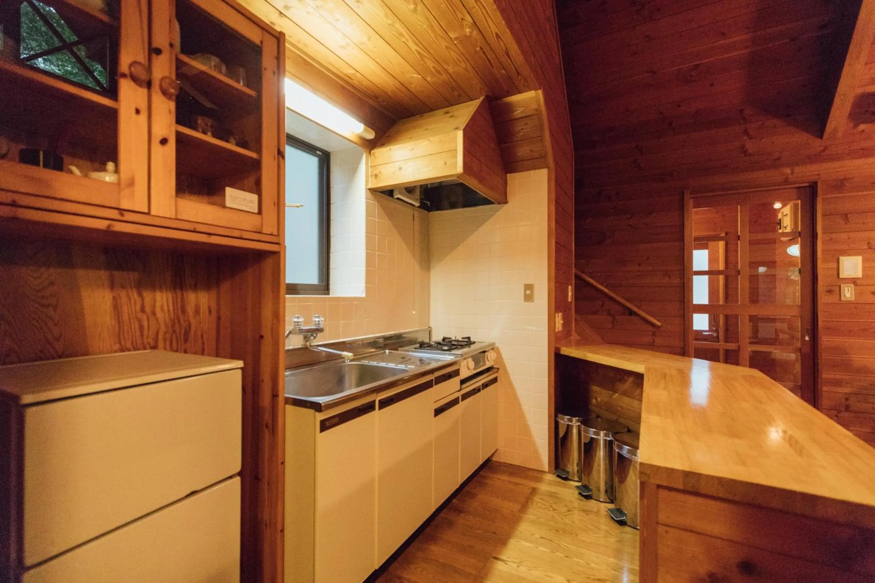 Kitchen or kitchenette in Izumigo AMBIENT Yatsugatake Cottage