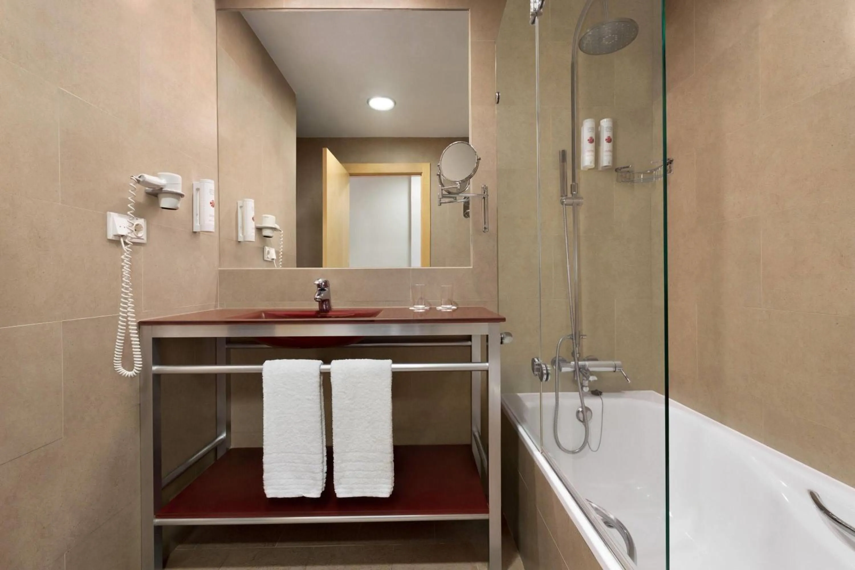 Bathroom in Ramada by Wyndham Madrid Getafe