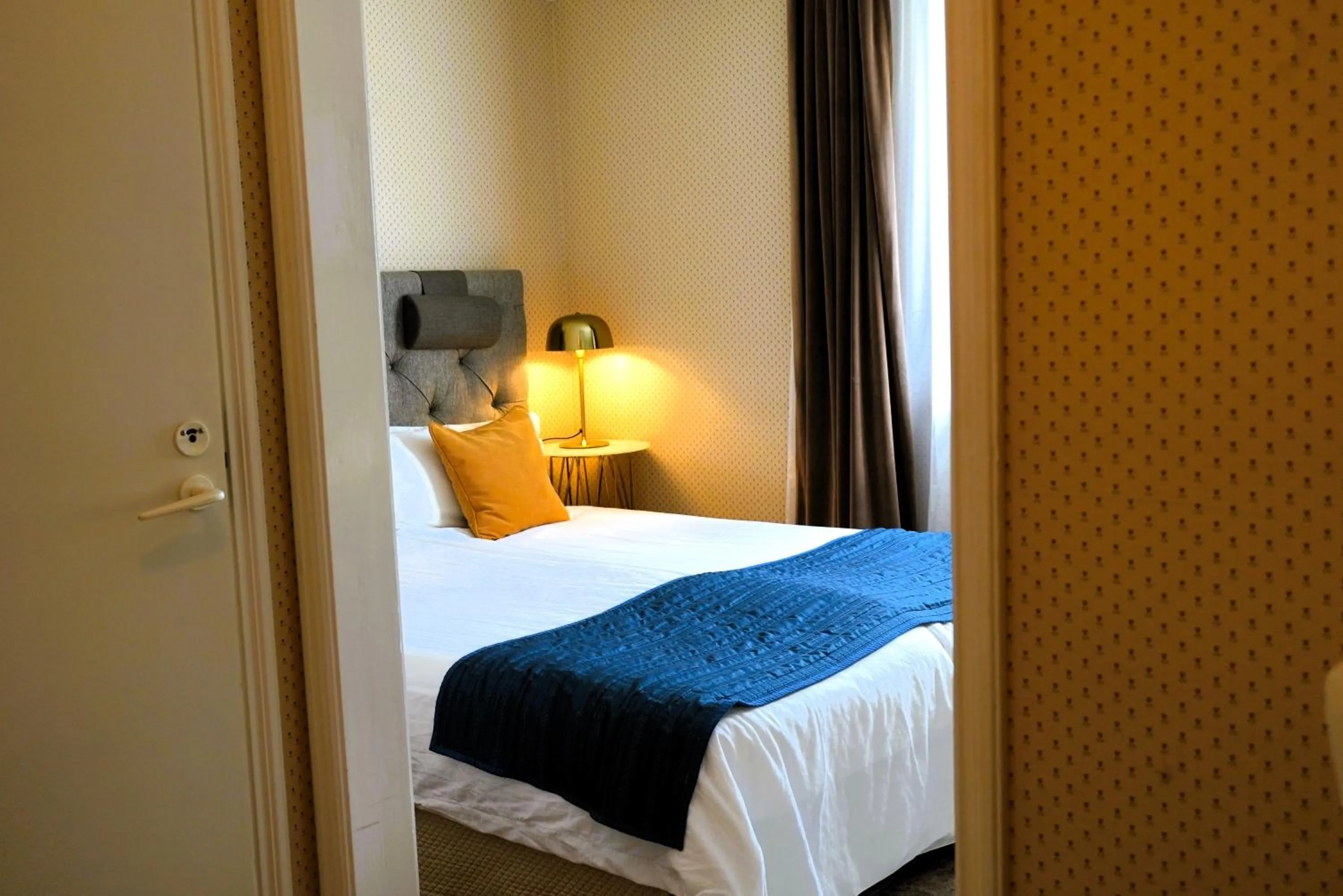 Bed in Vänerport Lakefront Hotell