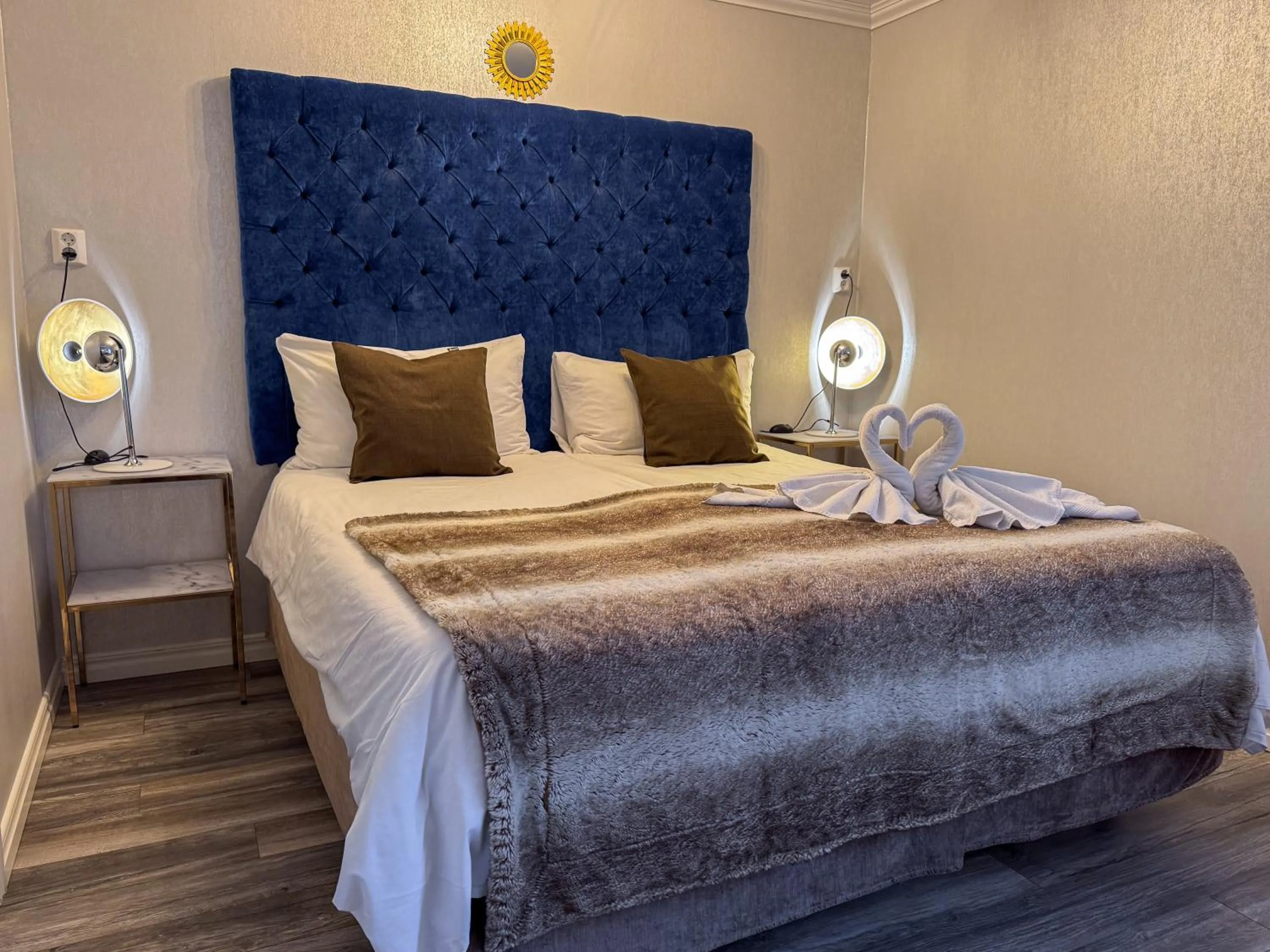 Bed in Vänerport Lakefront Hotell