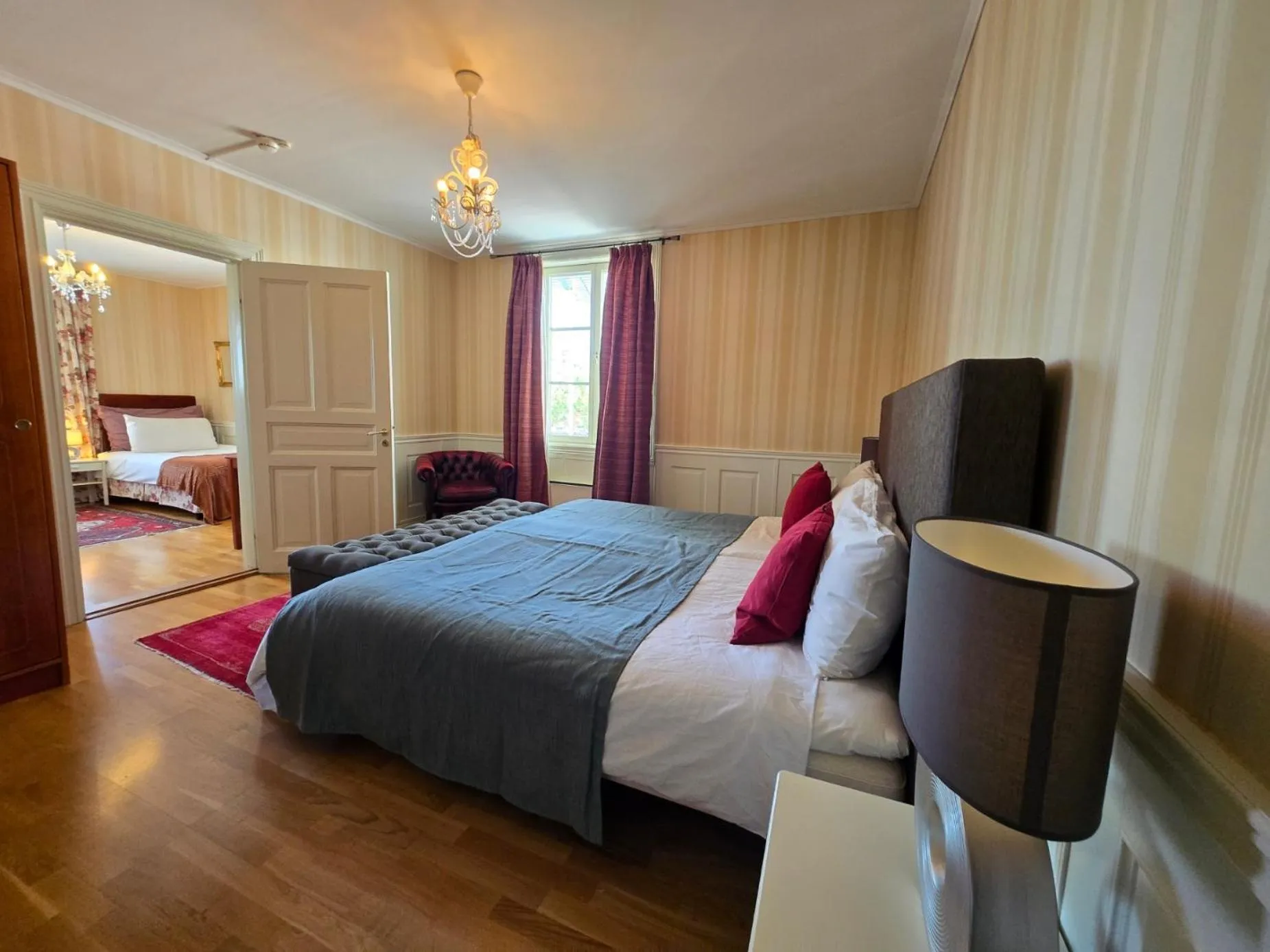 Bed in Vänerport Lakefront Hotell