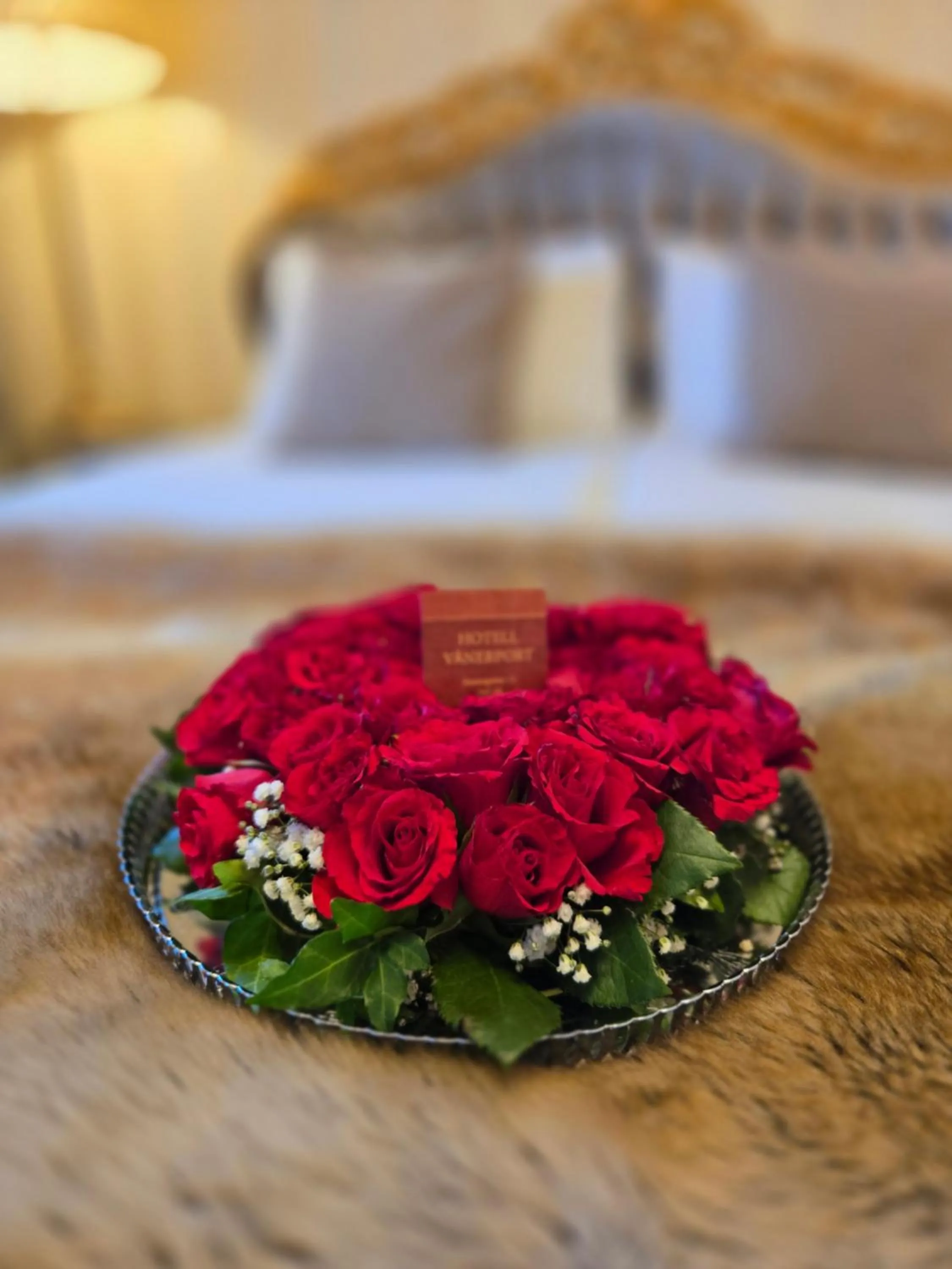 Bed in Vänerport Lakefront Hotell