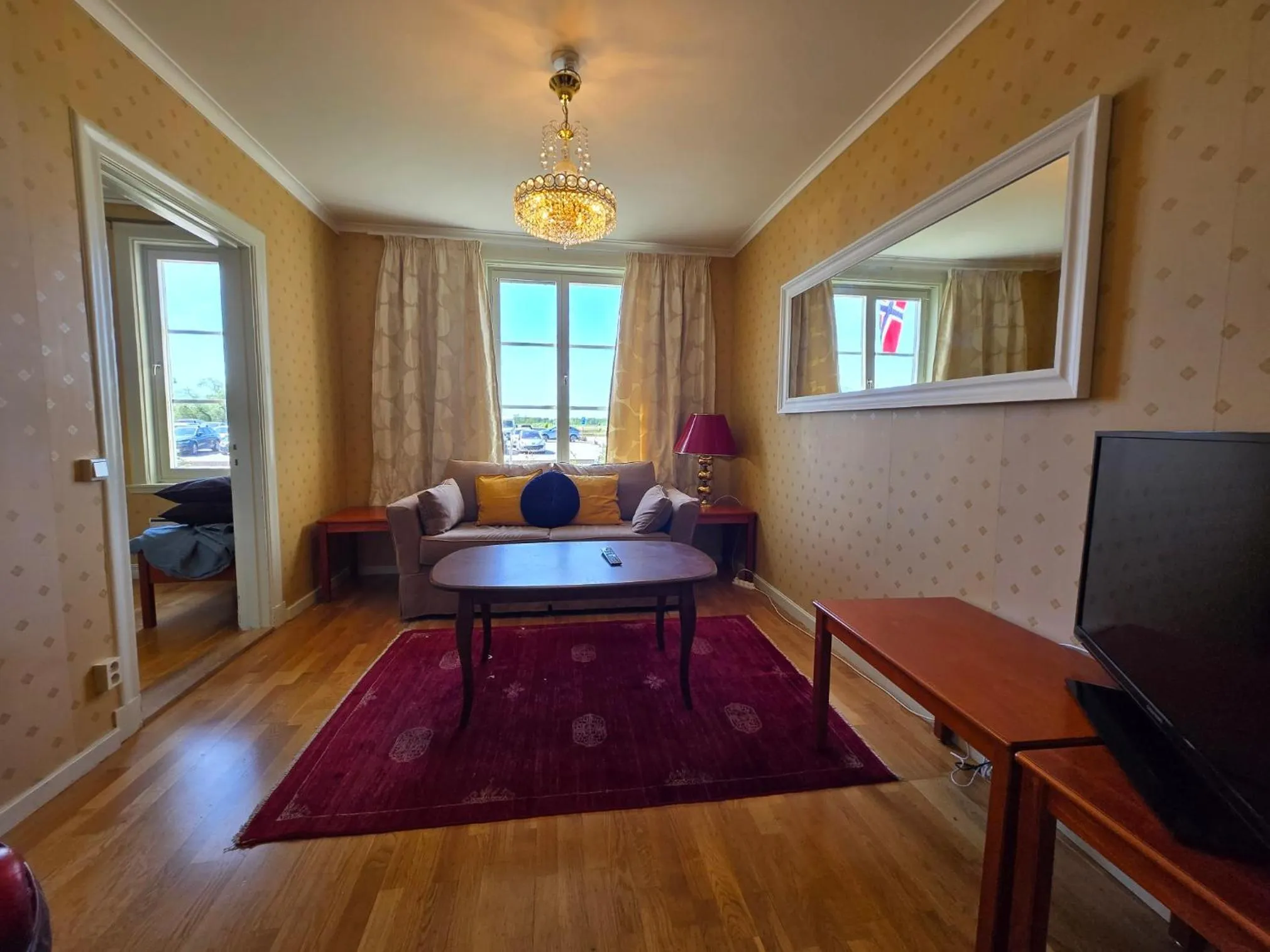 Bed in Vänerport Lakefront Hotell