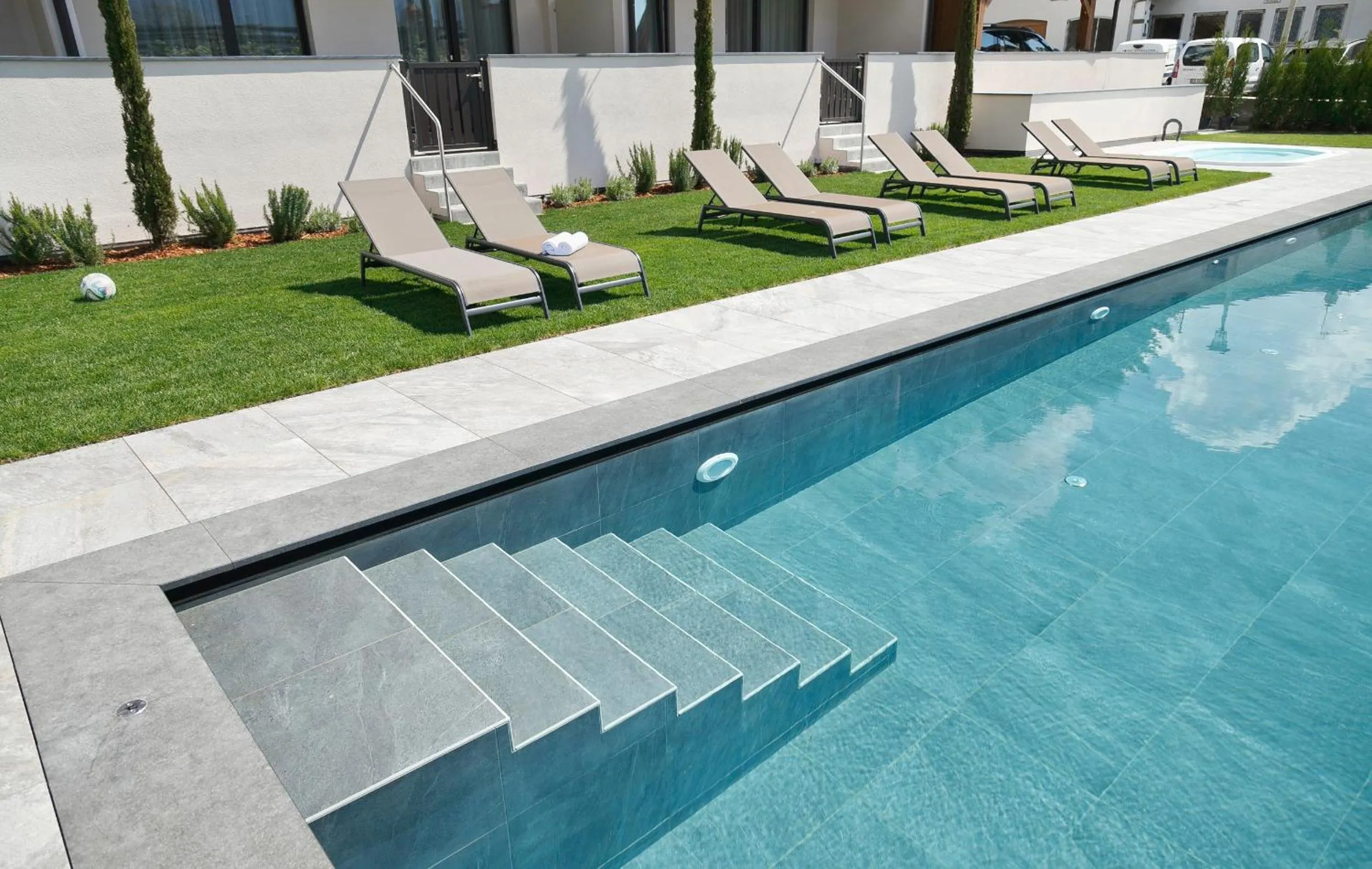 Swimming pool in Appartement-Hotel Anthea