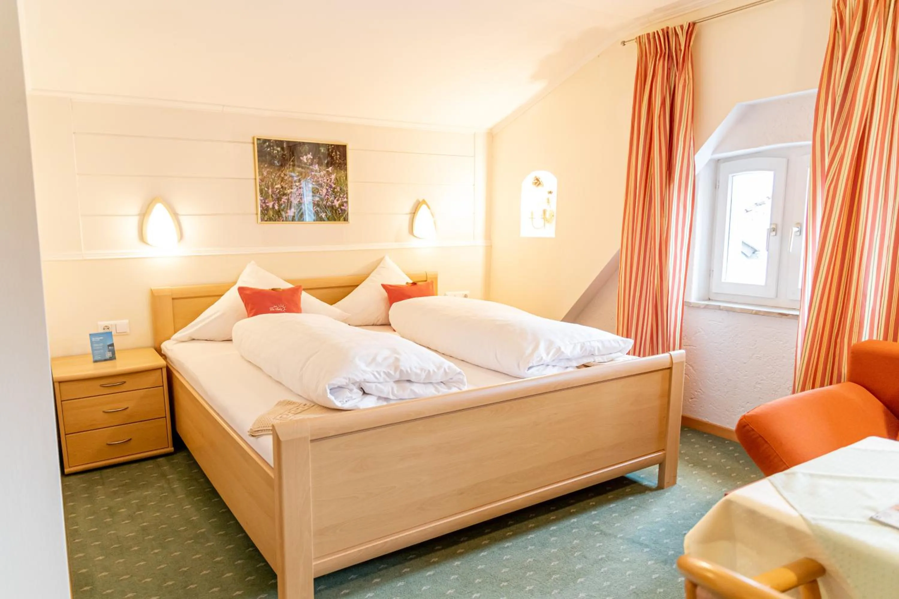 Bed in Hotel Der Seehof