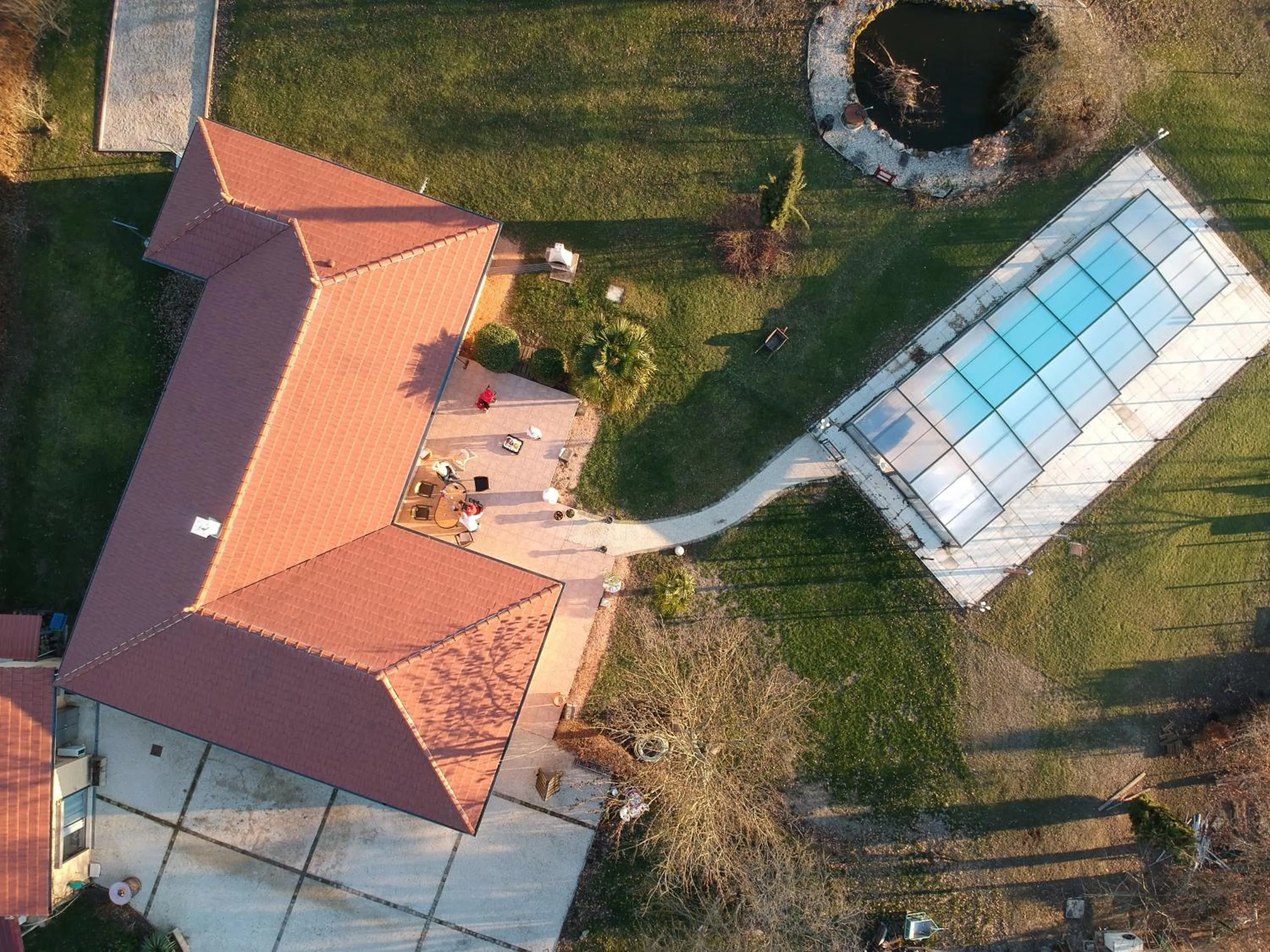 Bird's eye view in Alaguyauder la chambre