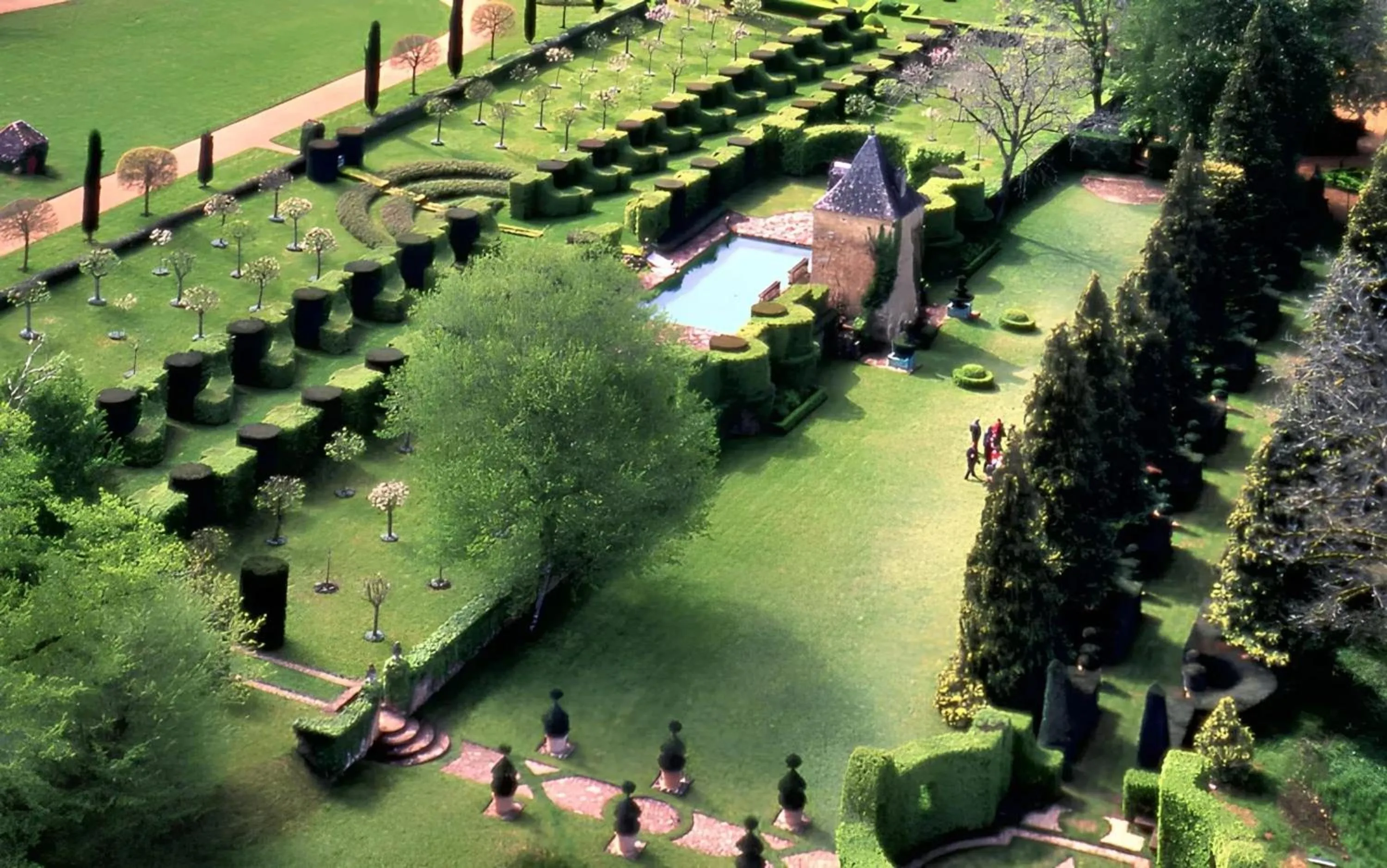 City view in Villa de charme, Sarlat-la-Canéda, jardin