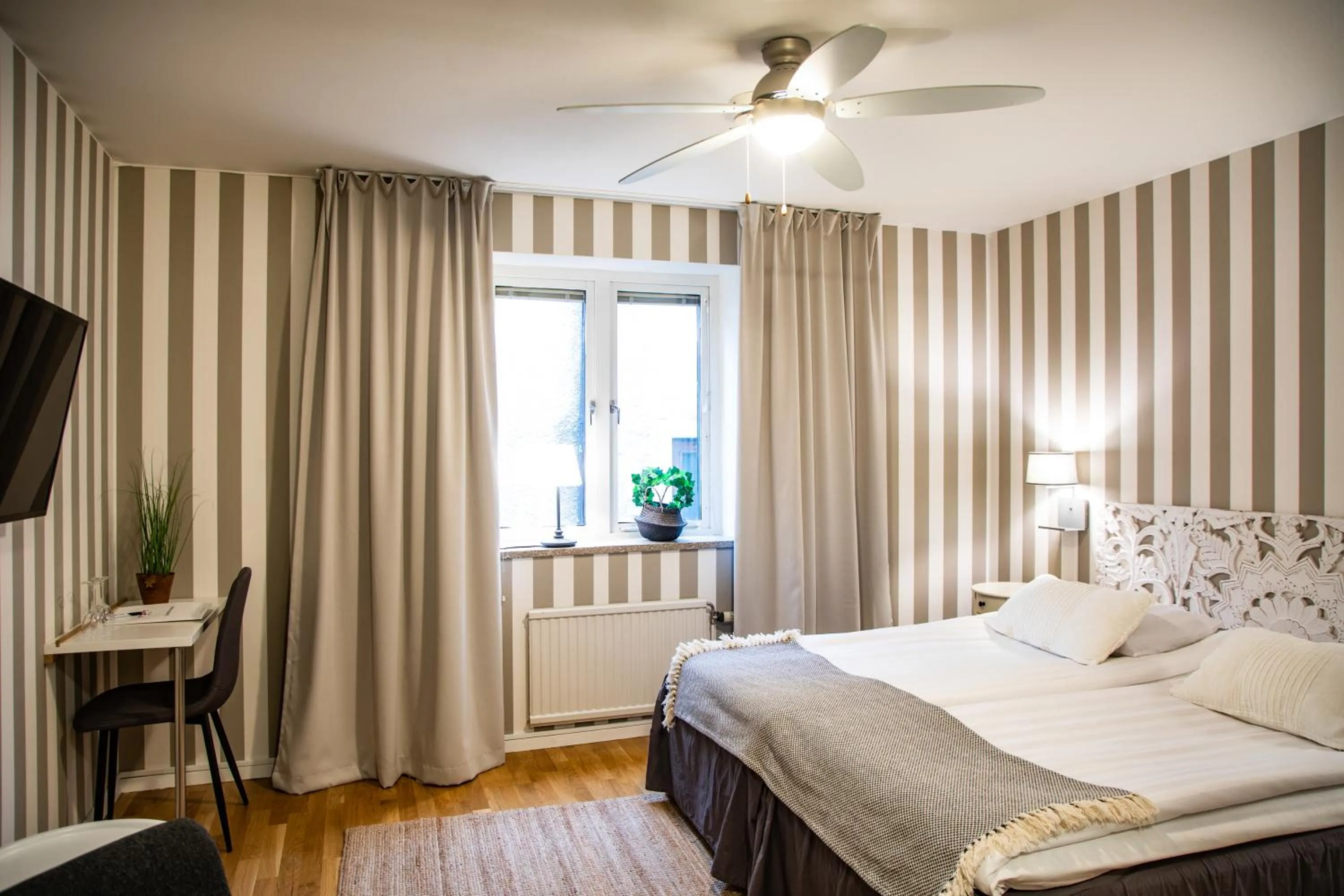 Bedroom, Bed in Hotell Lindgården