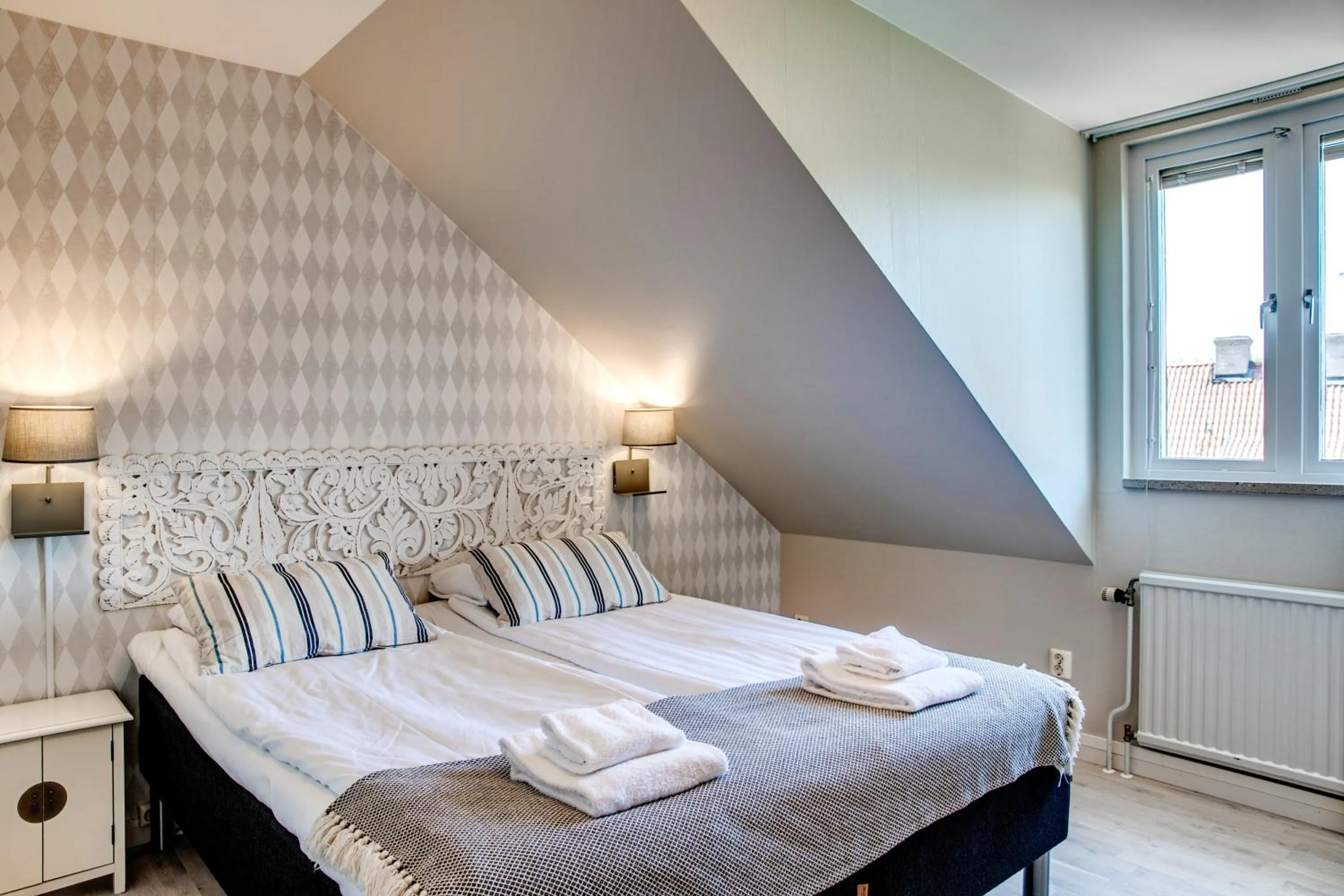 Bedroom, Bed in Hotell Lindgården