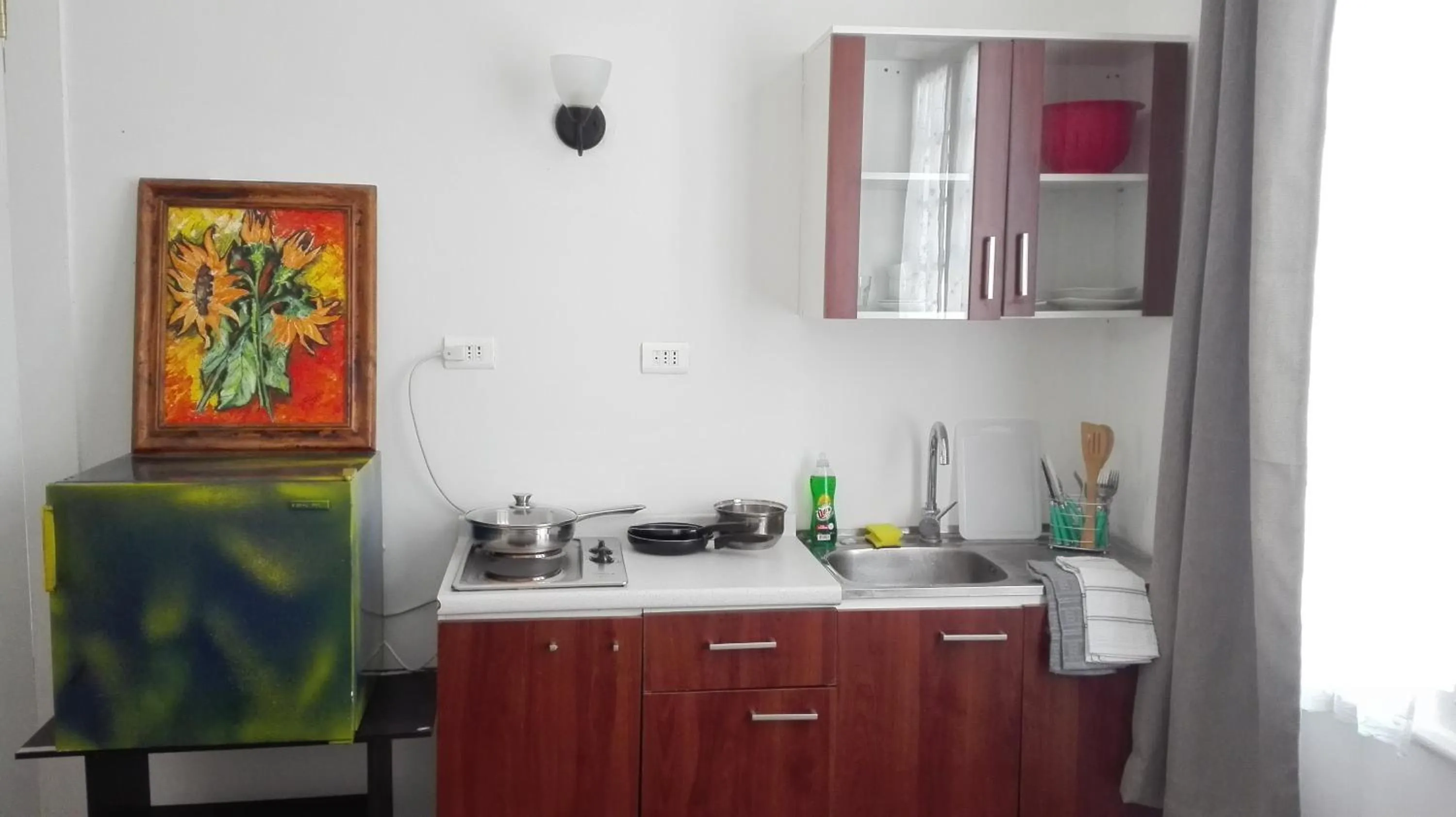 Kitchen or kitchenette in Mediterraneo Apartments (Recreo)