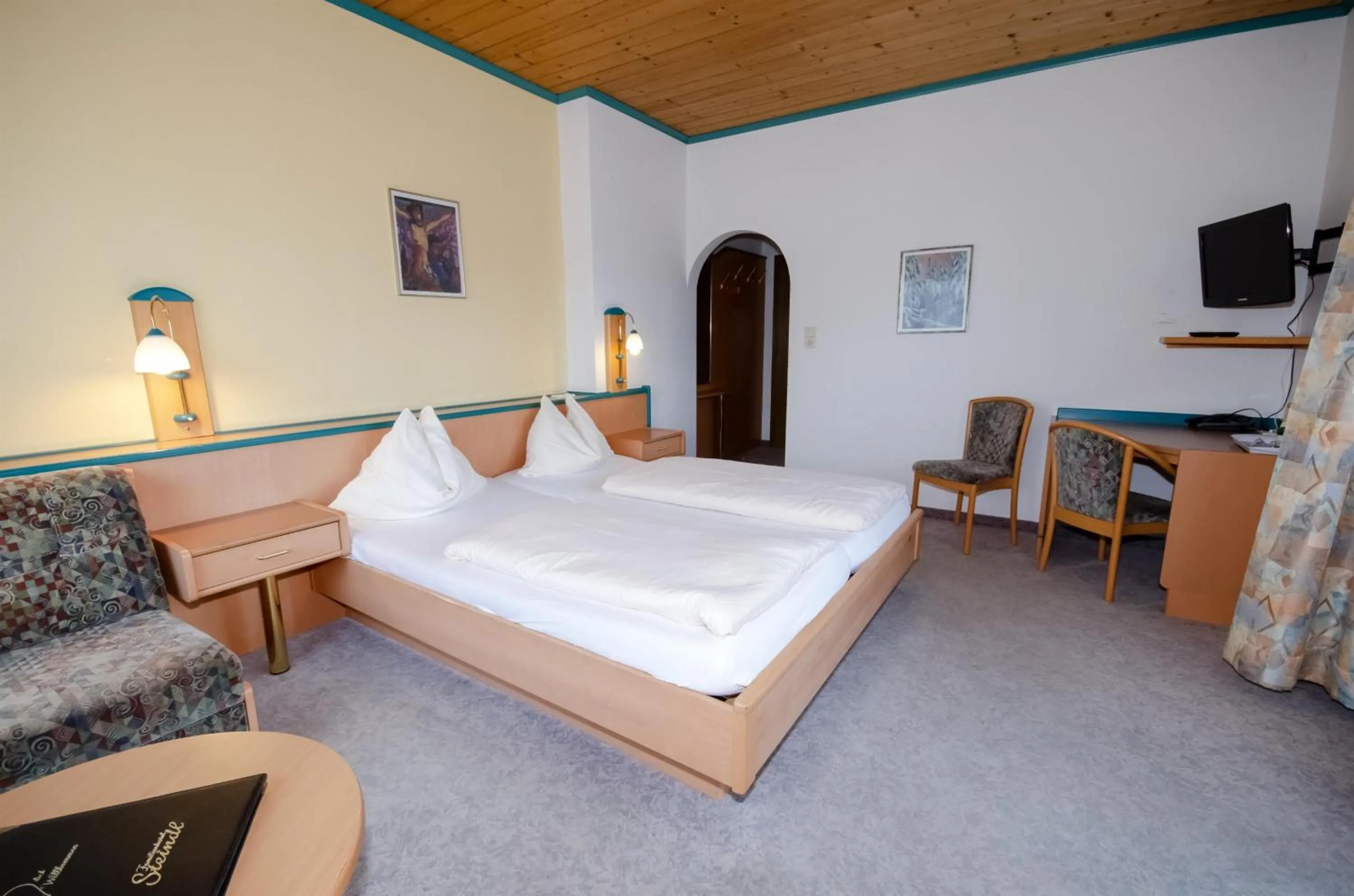 Bed in Familienhotel Steindl