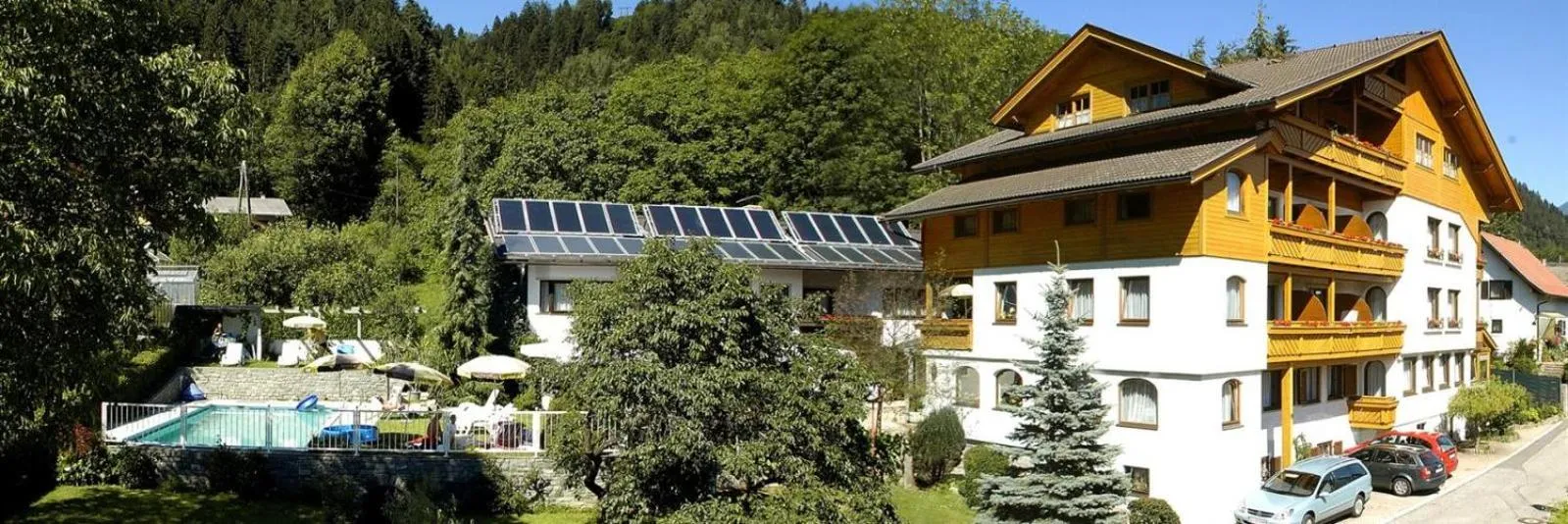 Swimming pool in Familienhotel Steindl