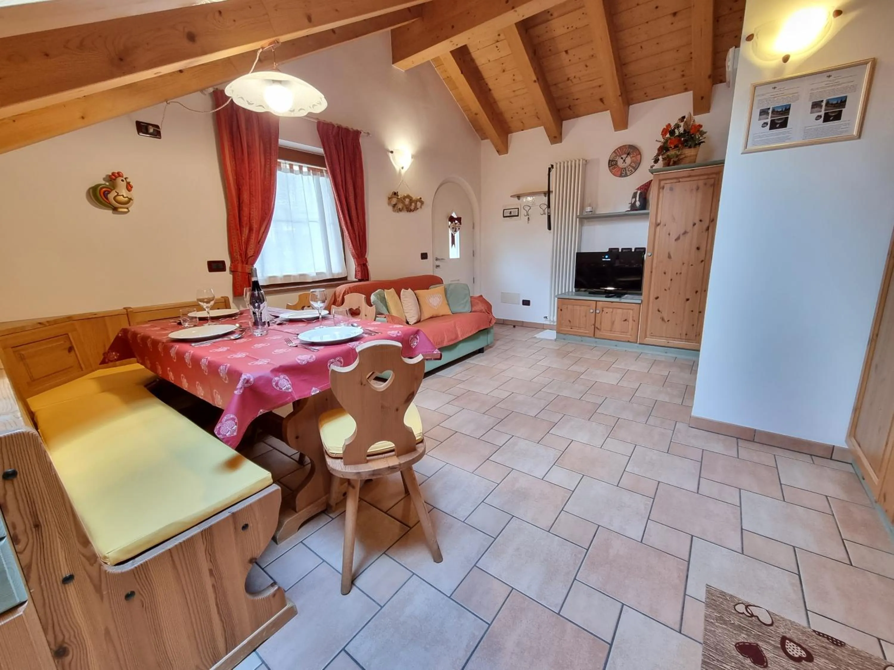 Living room in Residence Le Rose