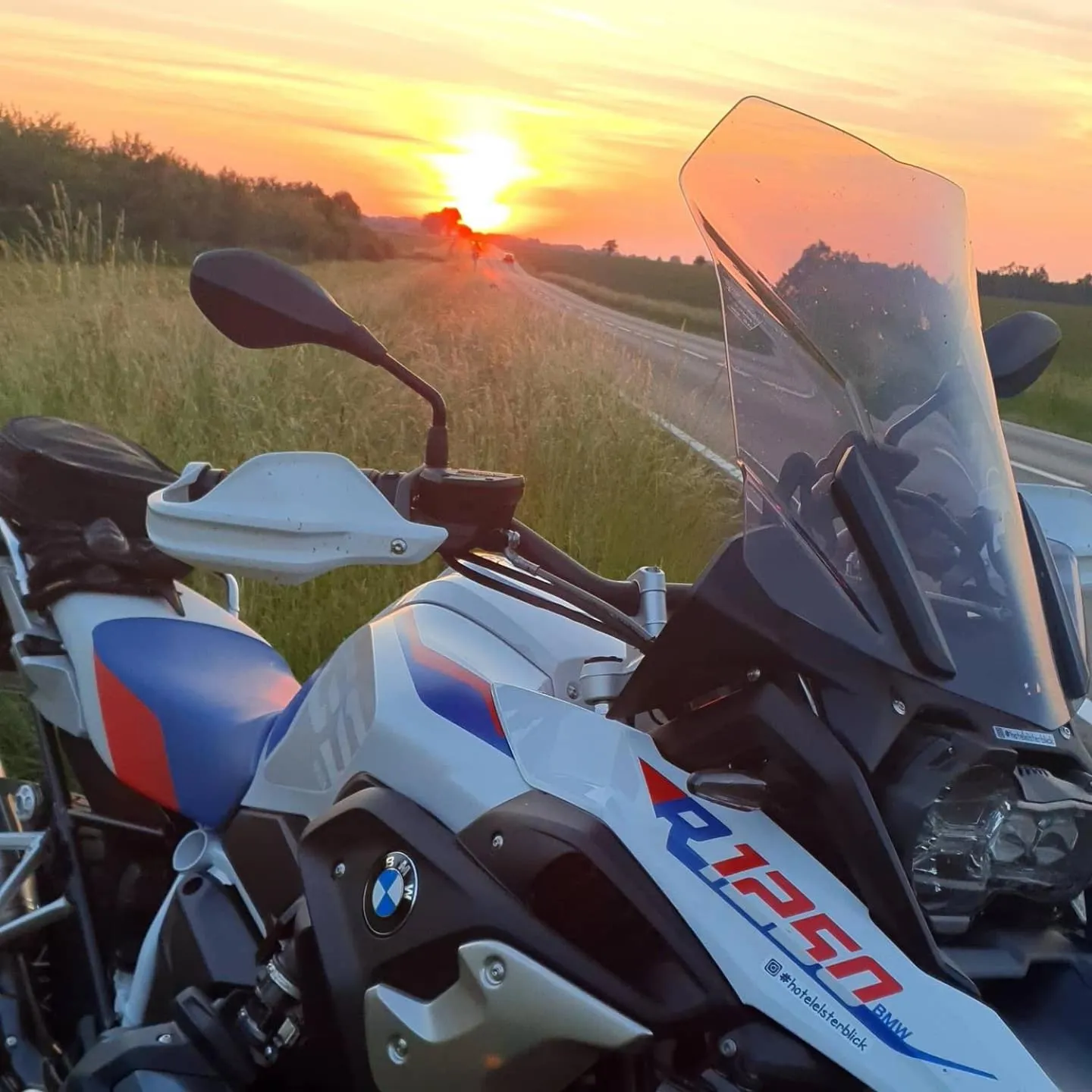 Sunset in Hotel-Restaurant Elsterblick