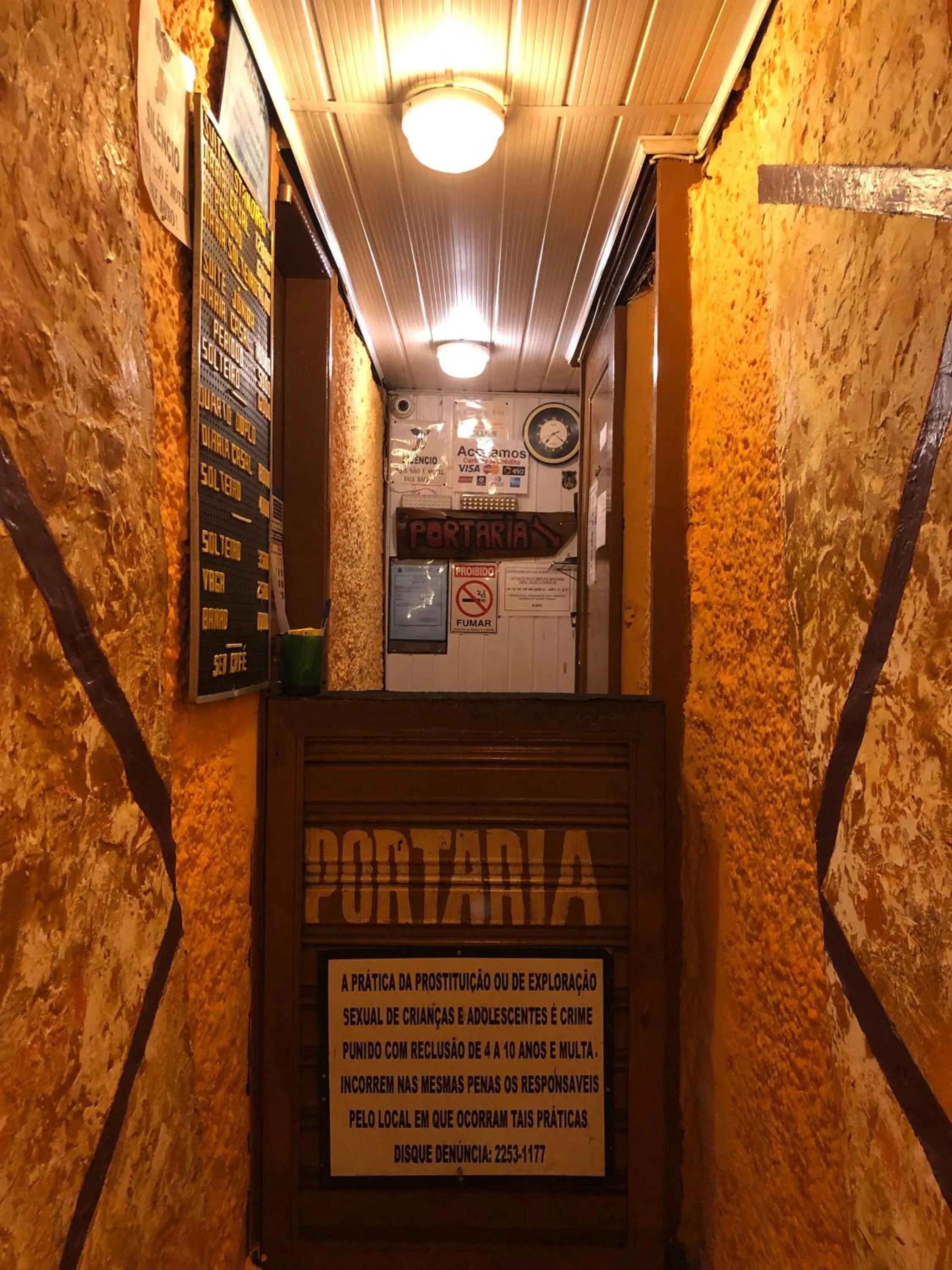 Lobby or reception in Hospedaria Nossa Senhora da Glória