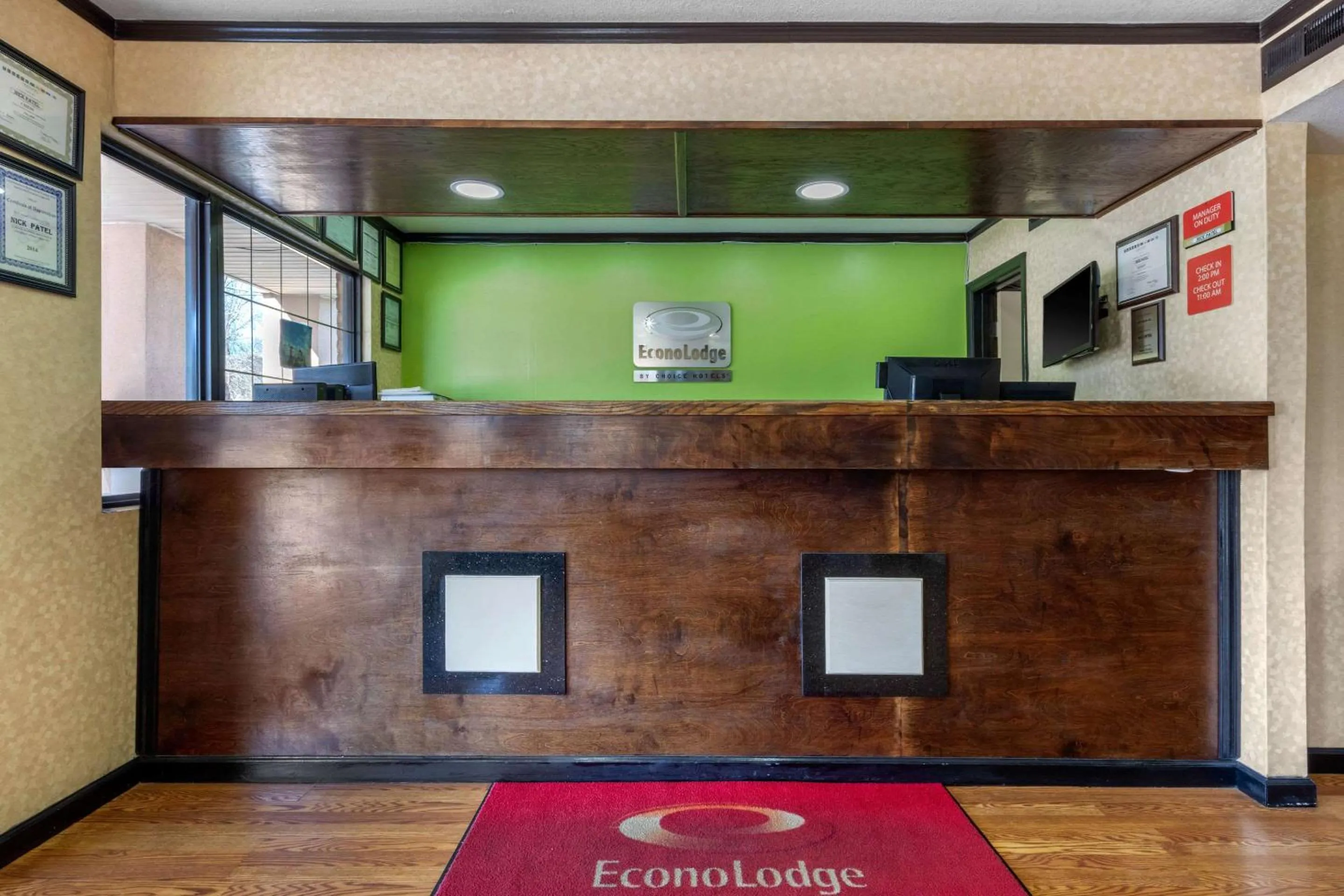 Lobby or reception in Econo Lodge Nashville near Percy Priest Lake