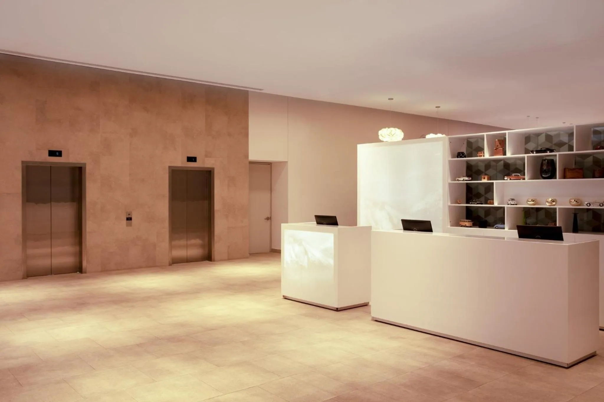 Lobby or reception in Fiesta Inn Parque Puebla