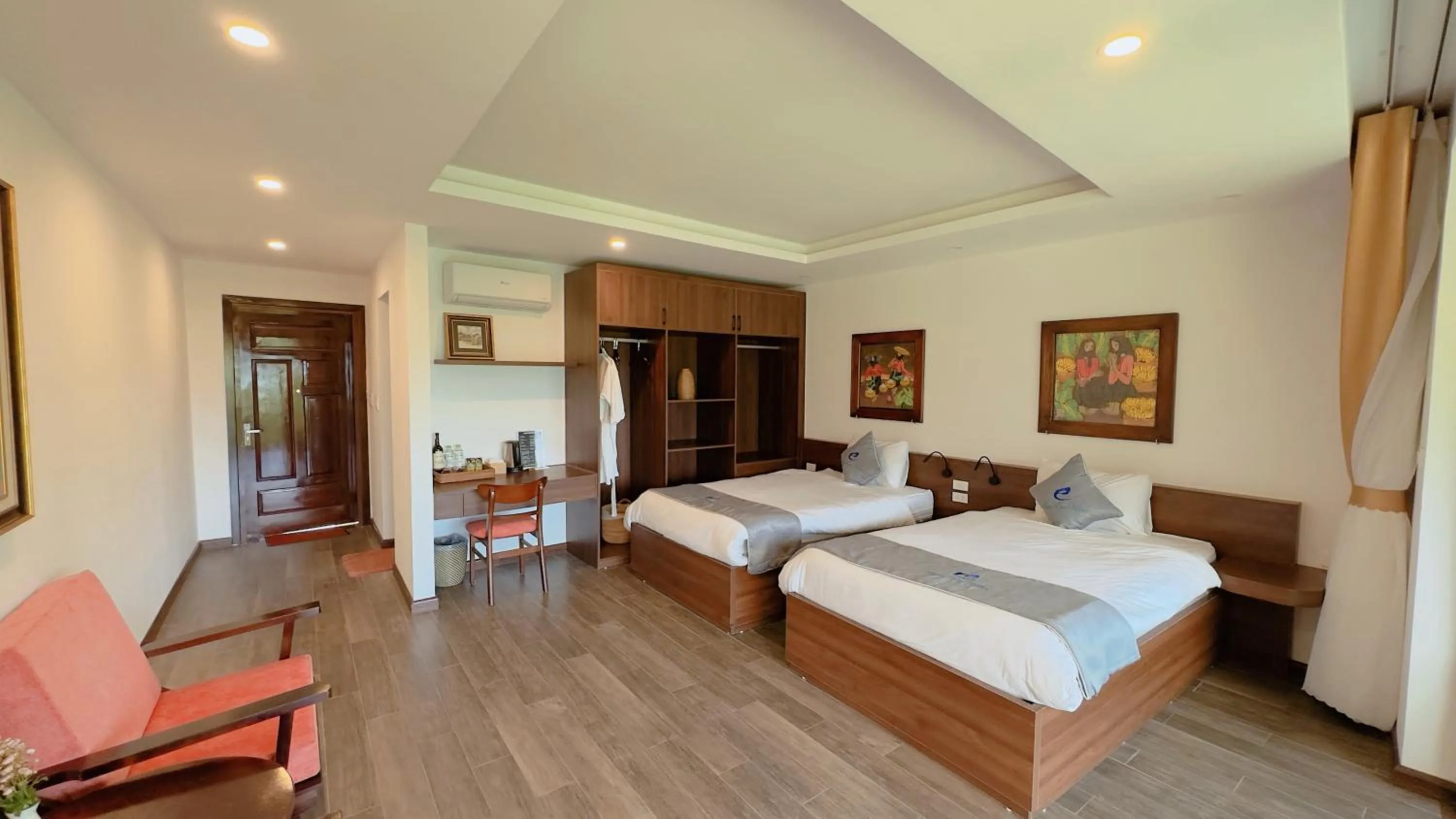 Bed in Sapa Eco Villas & Spa
