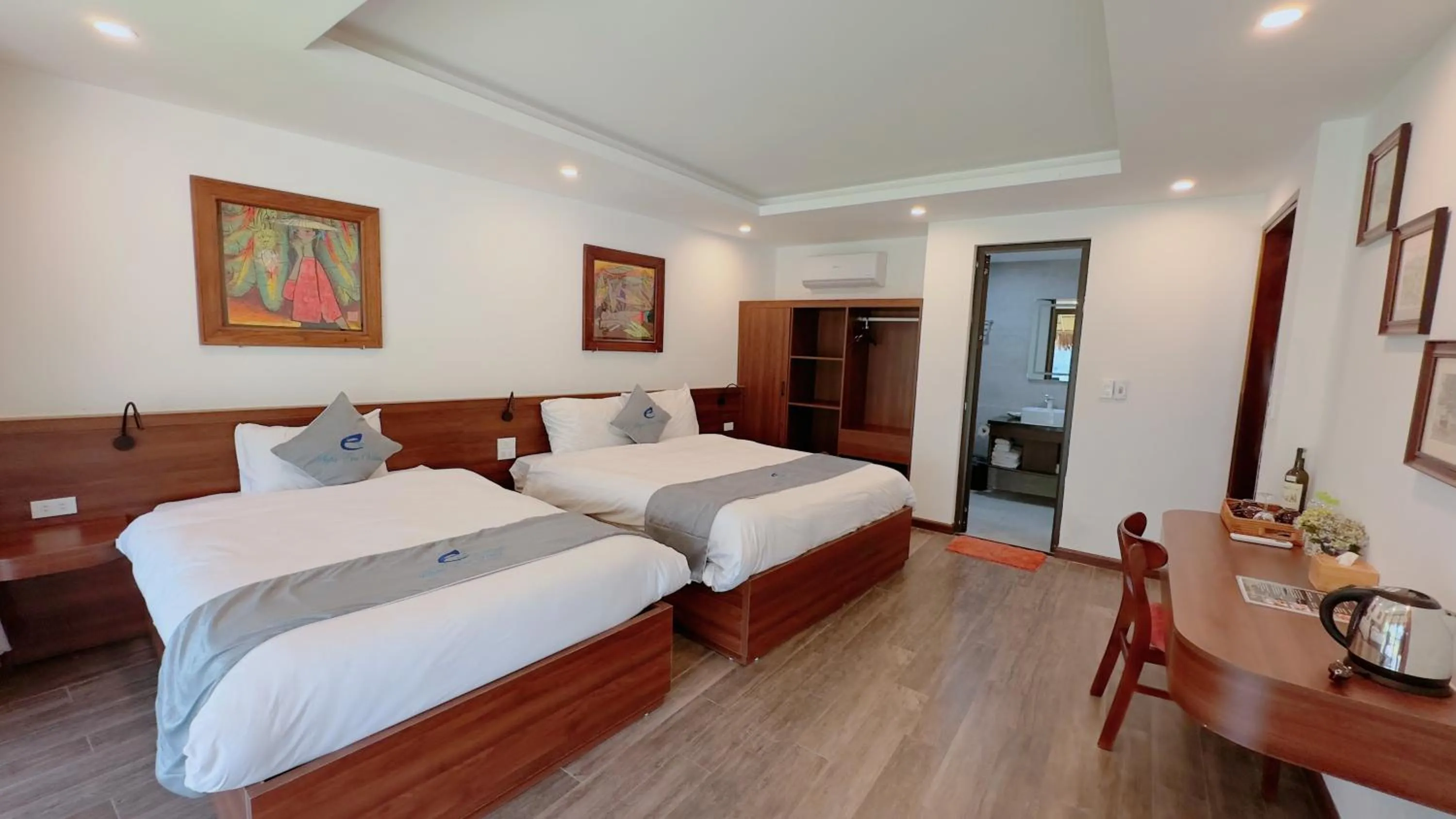 Bed in Sapa Eco Villas & Spa