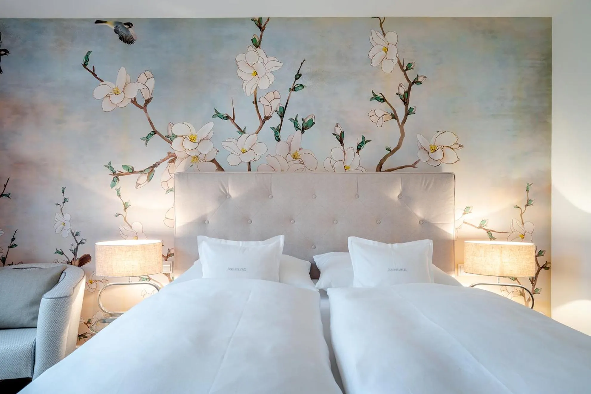 Photo of the whole room, Bed in Boutique Hotel Relais Chalet Wilhelmy