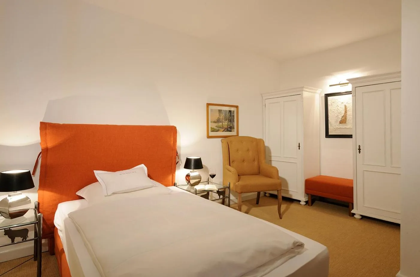 Photo of the whole room, Bed in Boutique Hotel Relais Chalet Wilhelmy