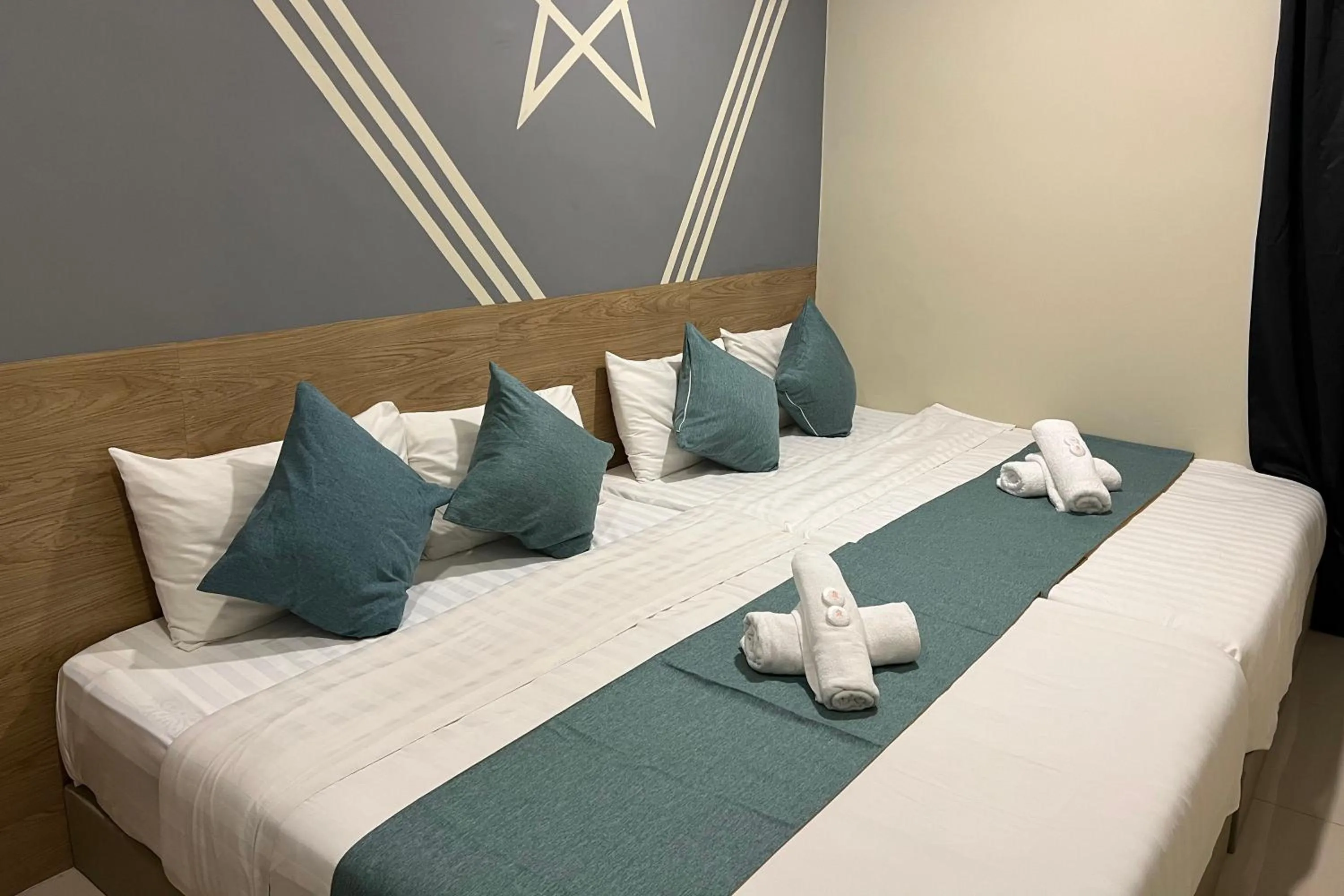 Bed in KUANTAN BESERAH BUDGET HOTEL