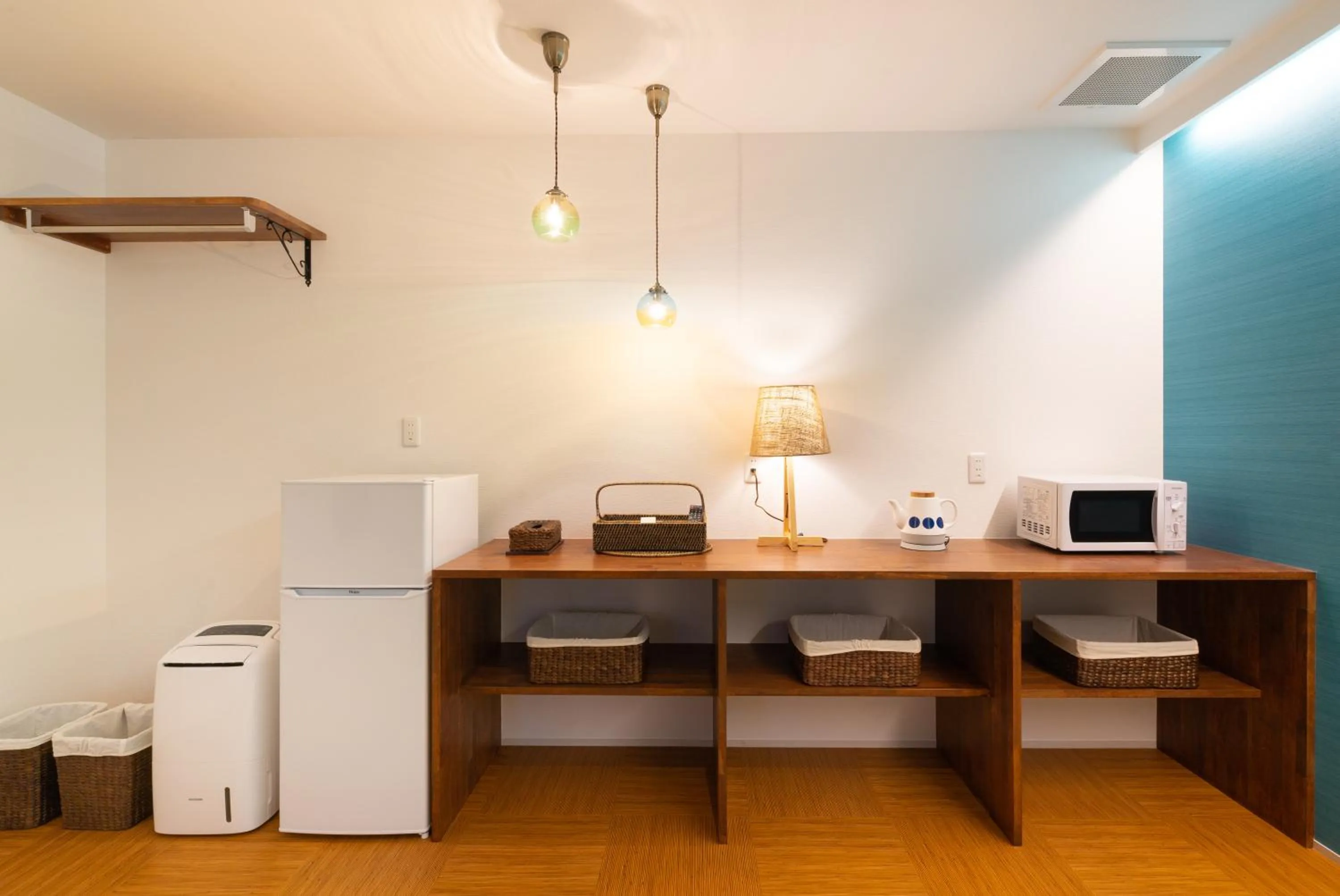 Kitchen or kitchenette in Little Mermaid Hotel Ishigakijima