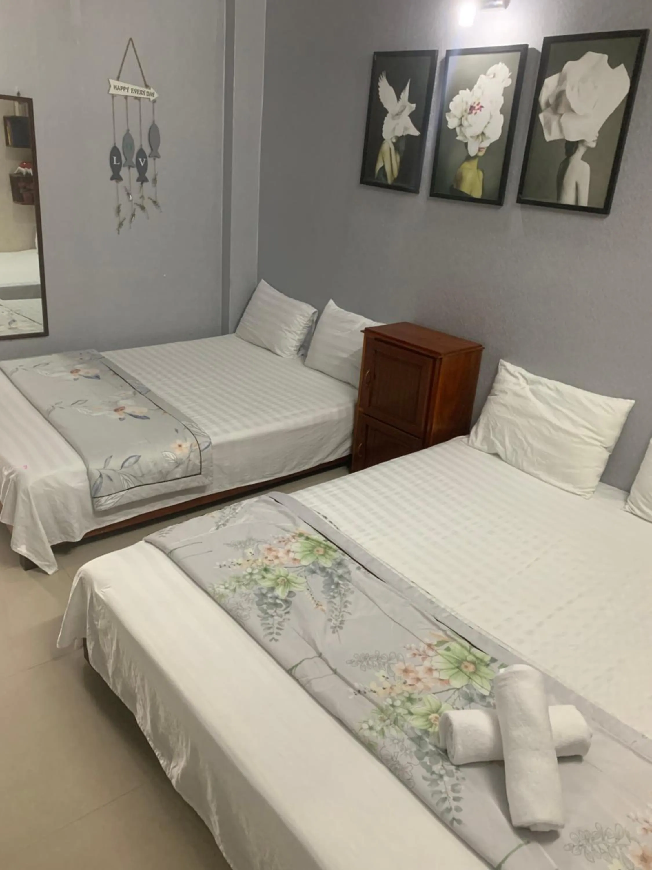 Bed in Kota's House Homestay