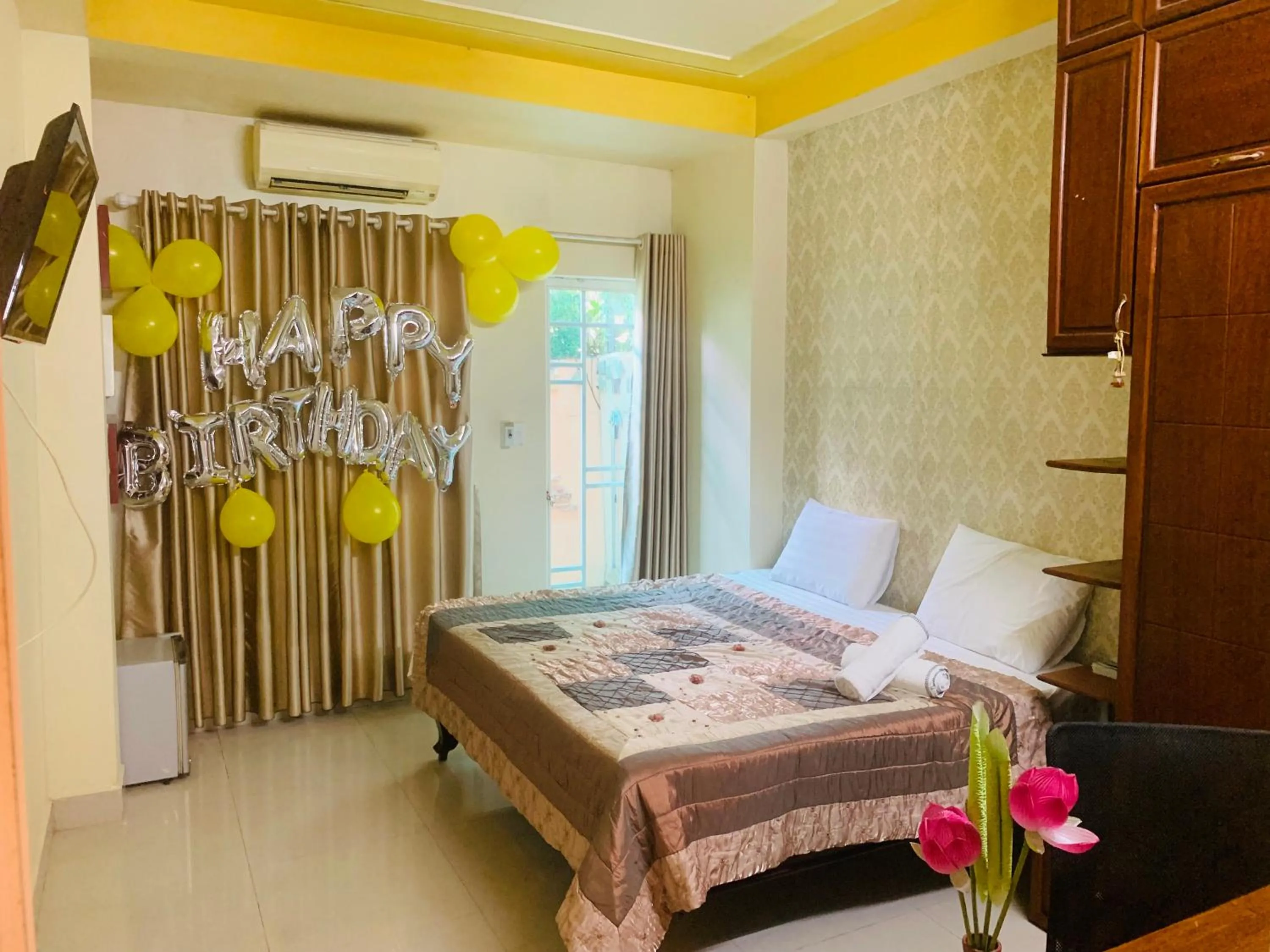 Bed in Kota's House Homestay