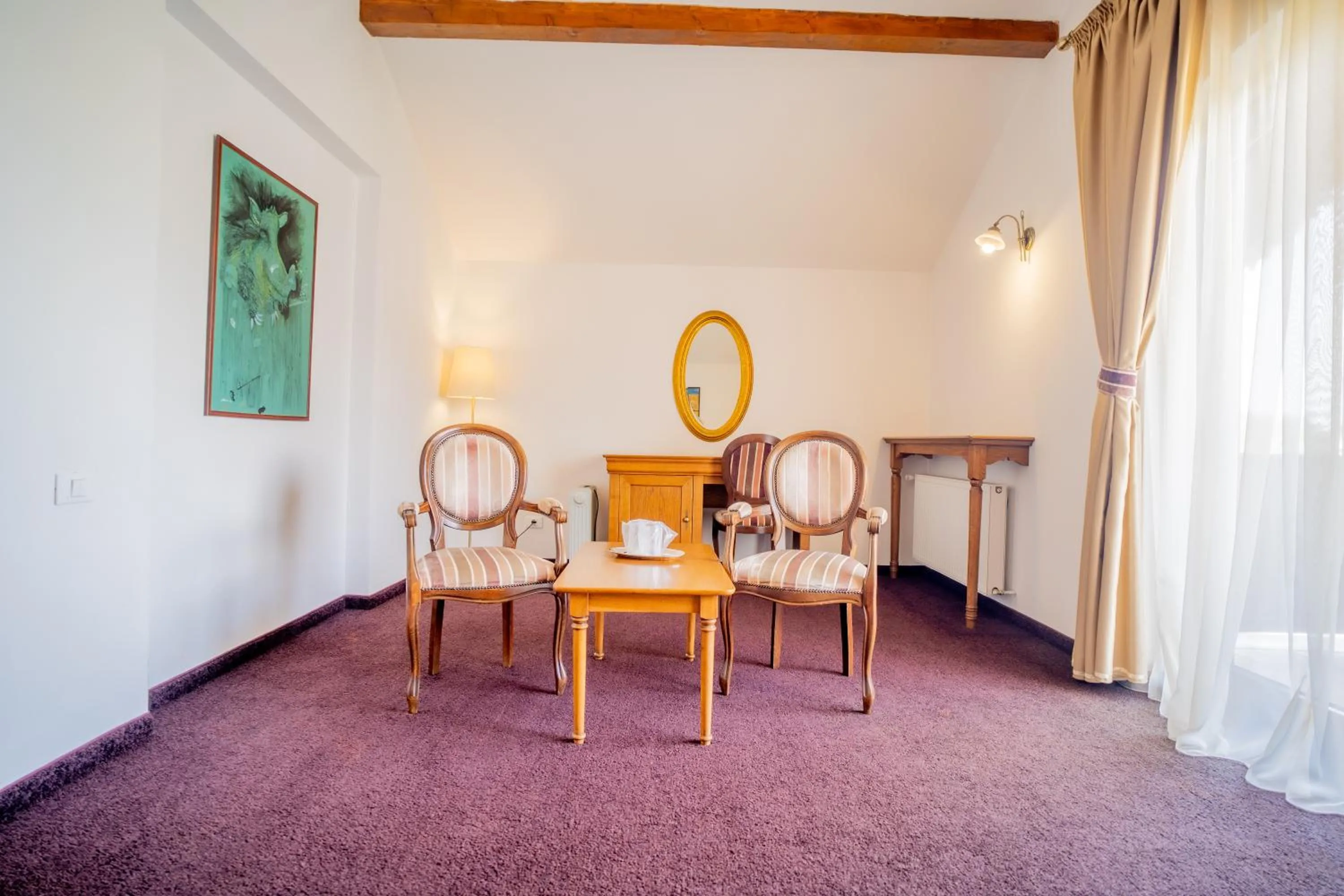 Seating area in Pensiunea Casa Nostalgia