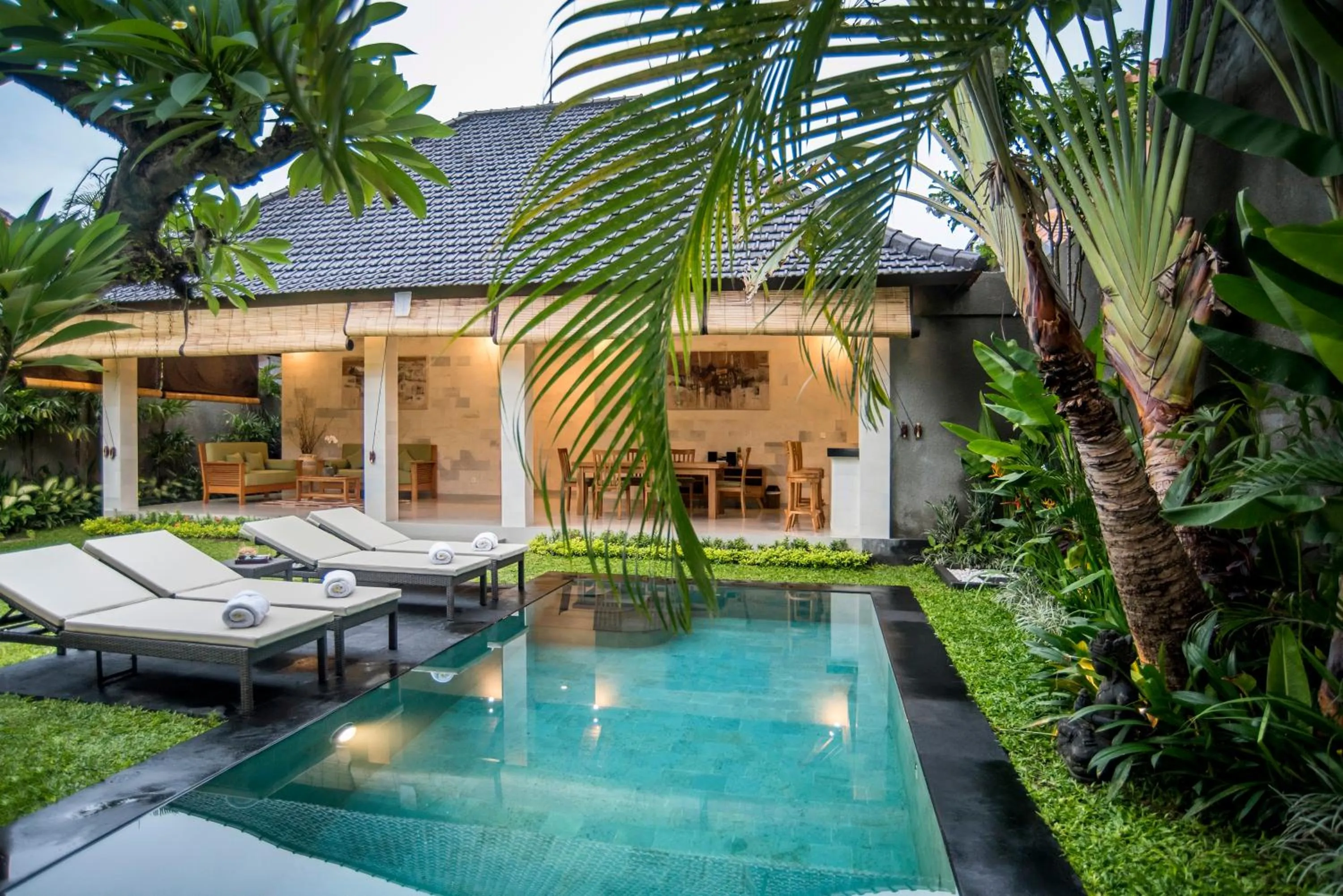 Swimming pool in Sandi Agung Villa Bidadari