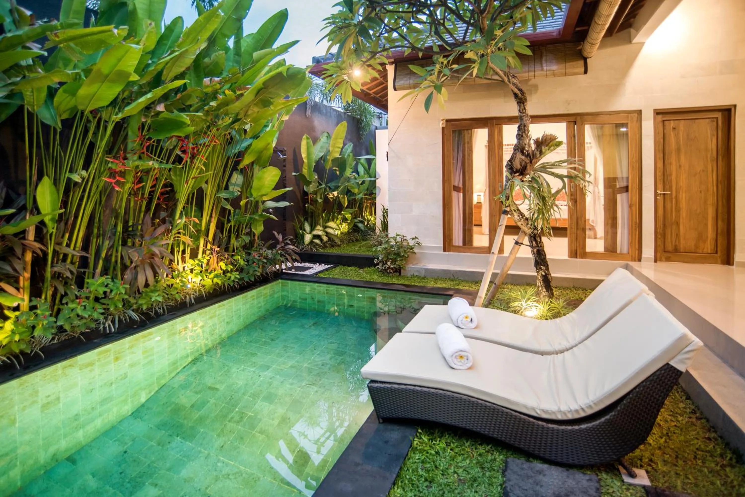 Swimming pool in Sandi Agung Villa Bidadari