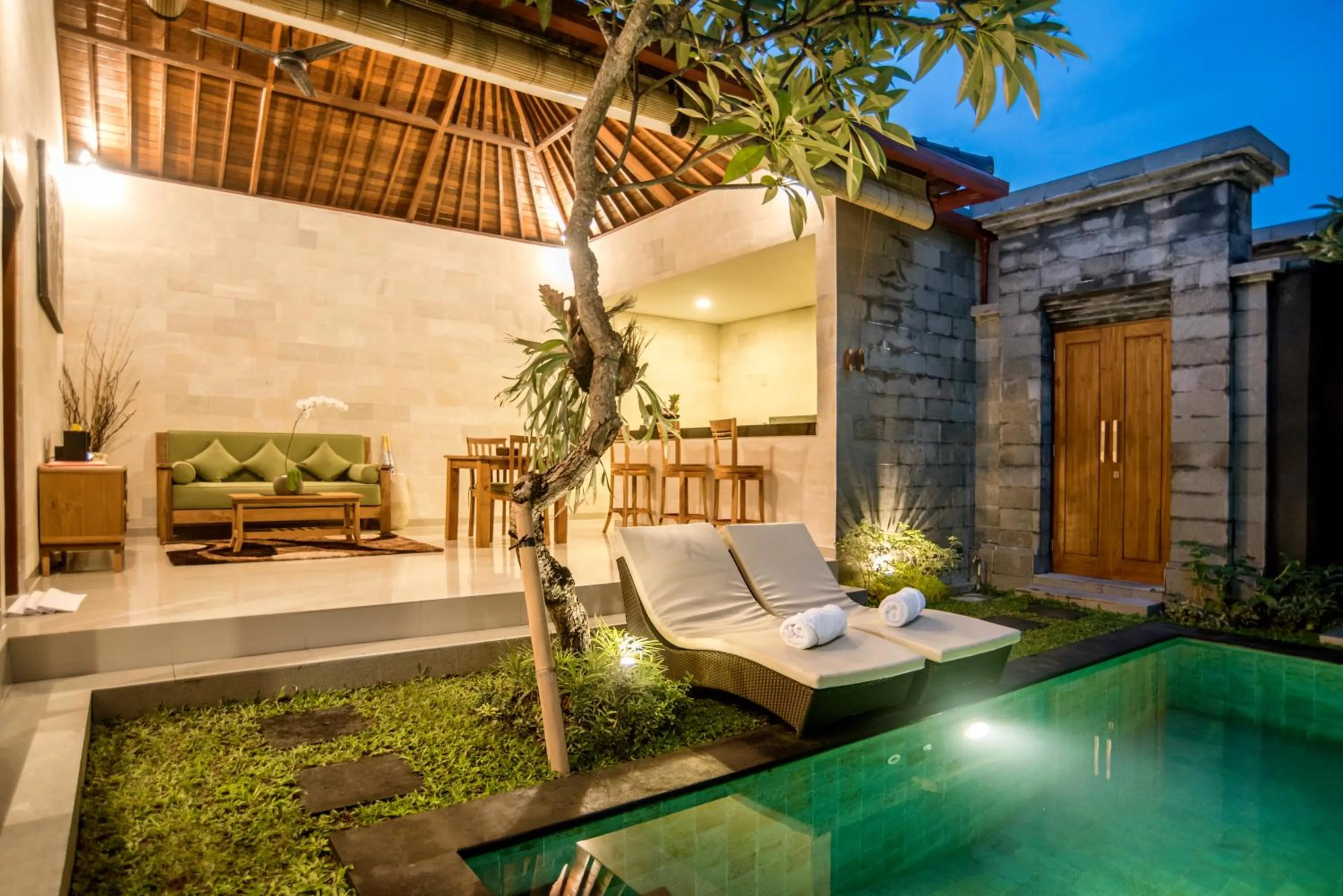 Swimming pool in Sandi Agung Villa Bidadari