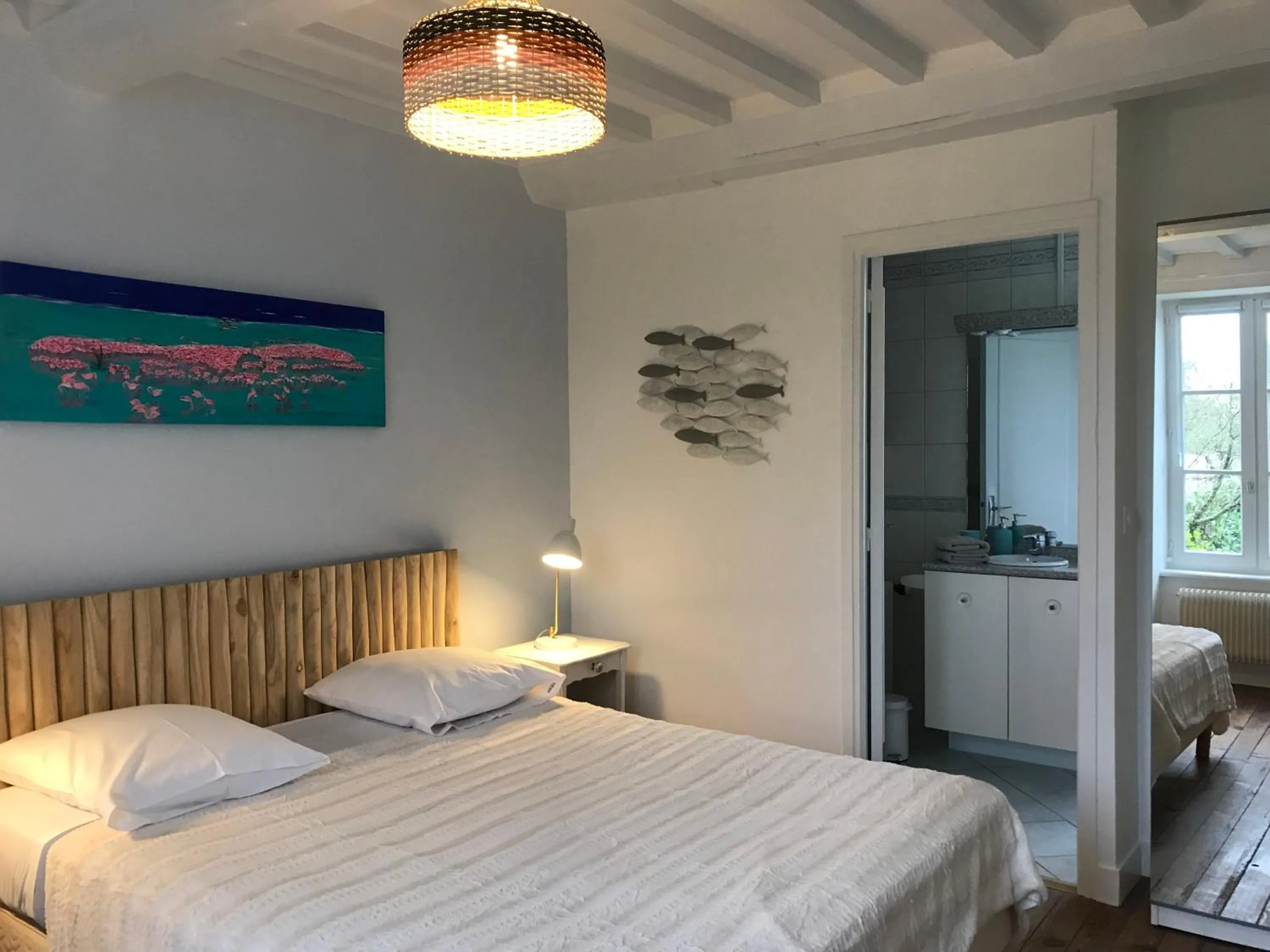 Bed in Chambres d'Hôtes Le Clos Tassin