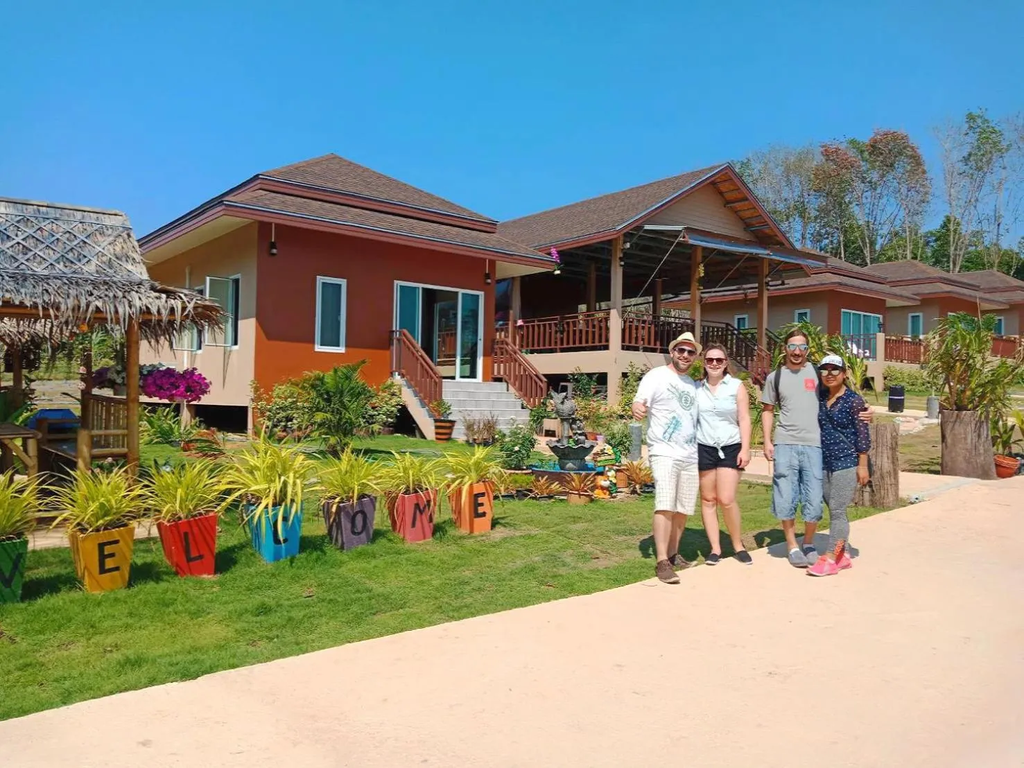People in Sunrise Beach Kohyao Resort