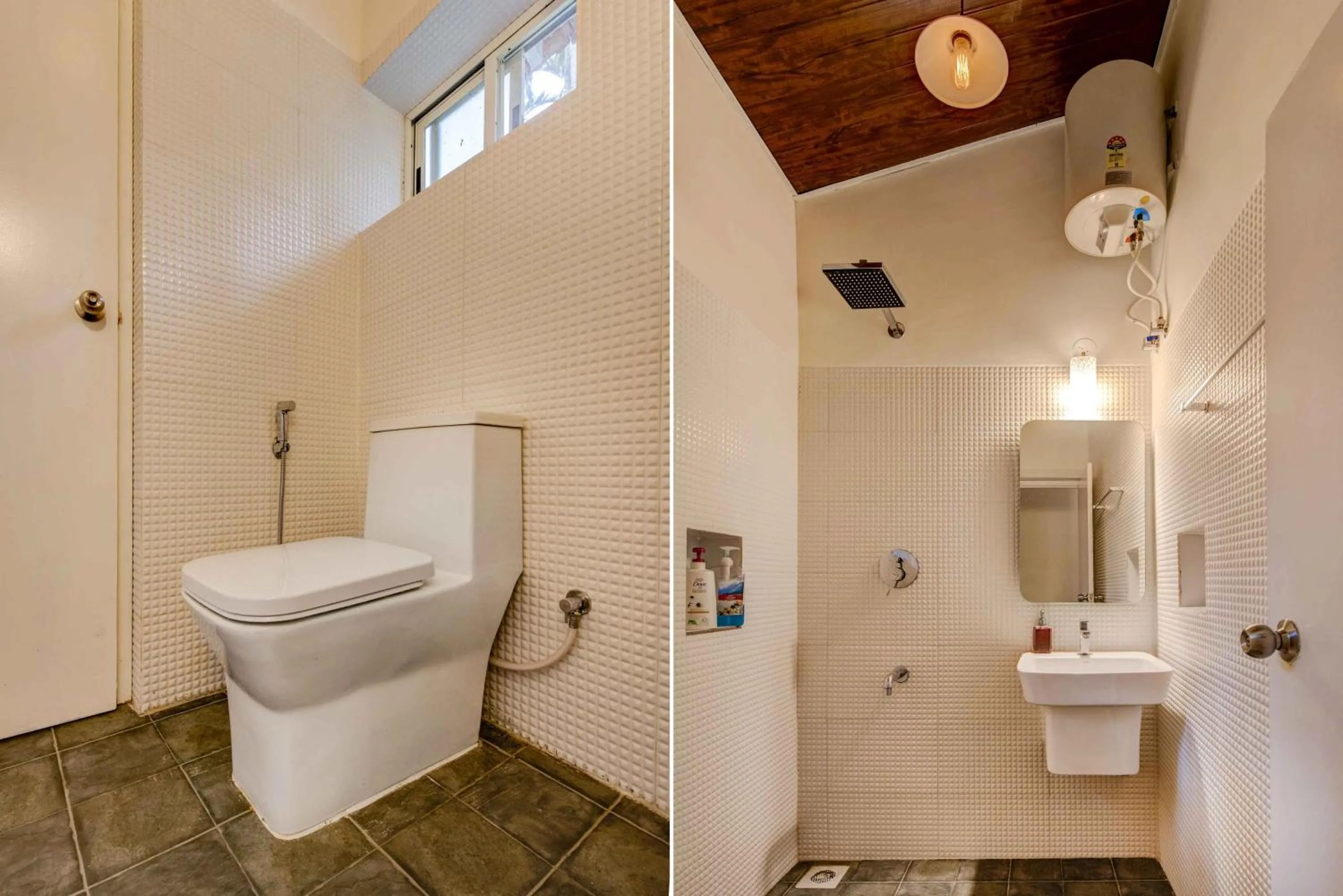 Bathroom in StayVista at Tall Silver with Infinity Pool & Breakfast -2BR