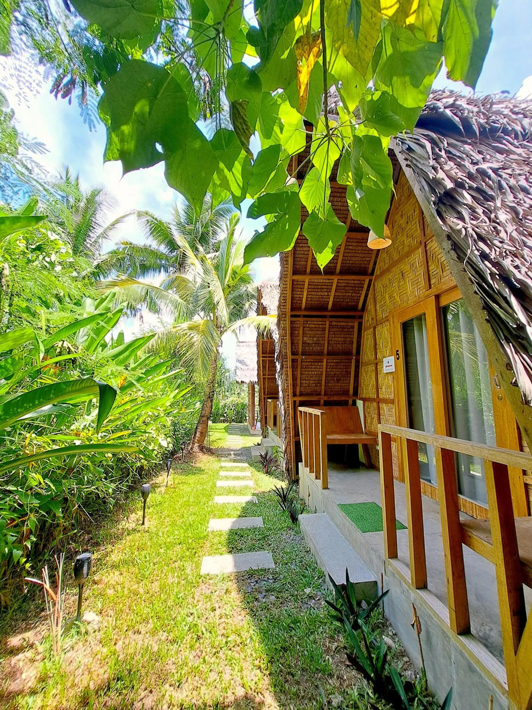 Natural landscape in Triangle Palms Siargao